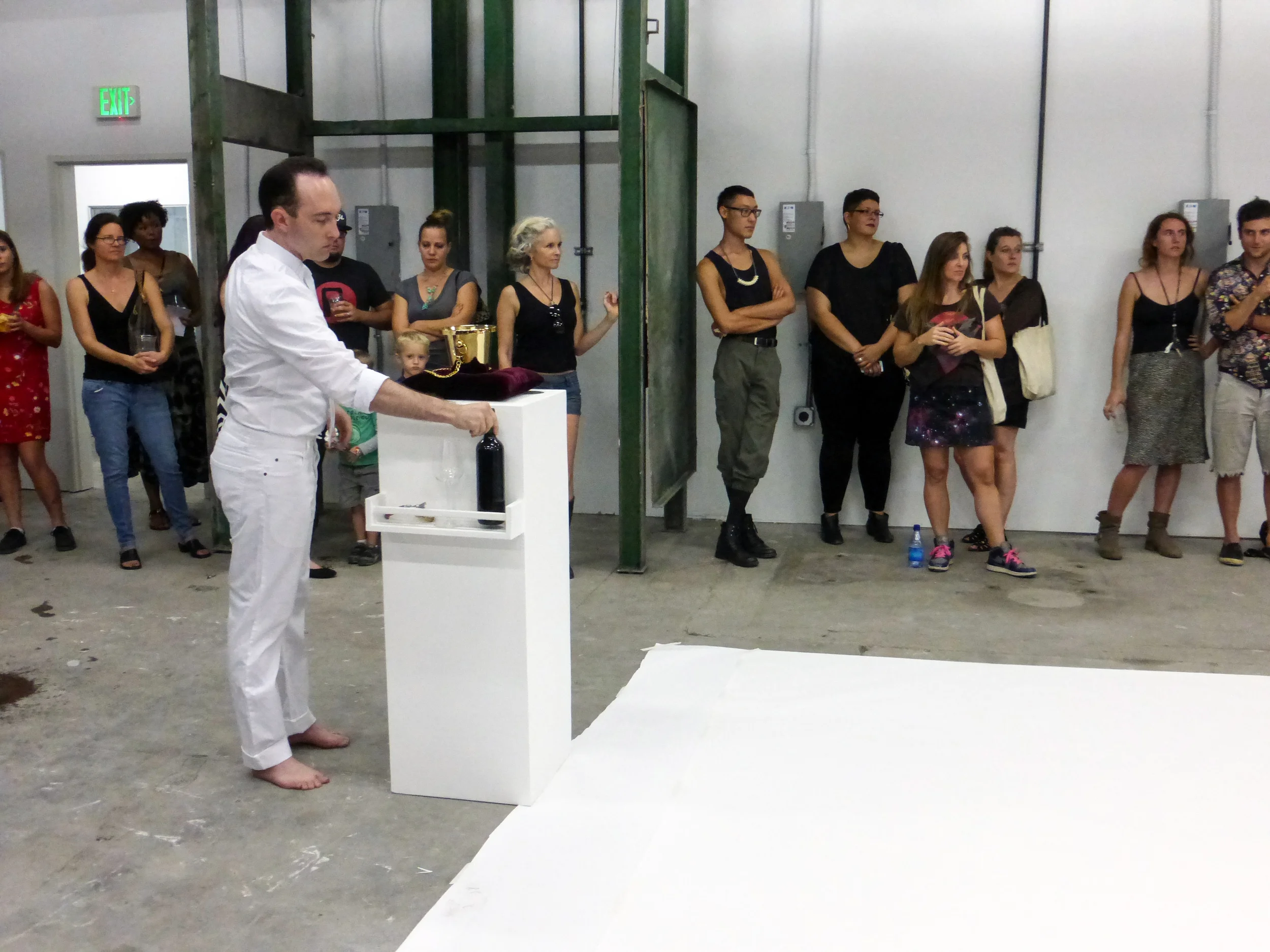 Crachevin 2014 Live performance Dimensions variable 12:00 minutes