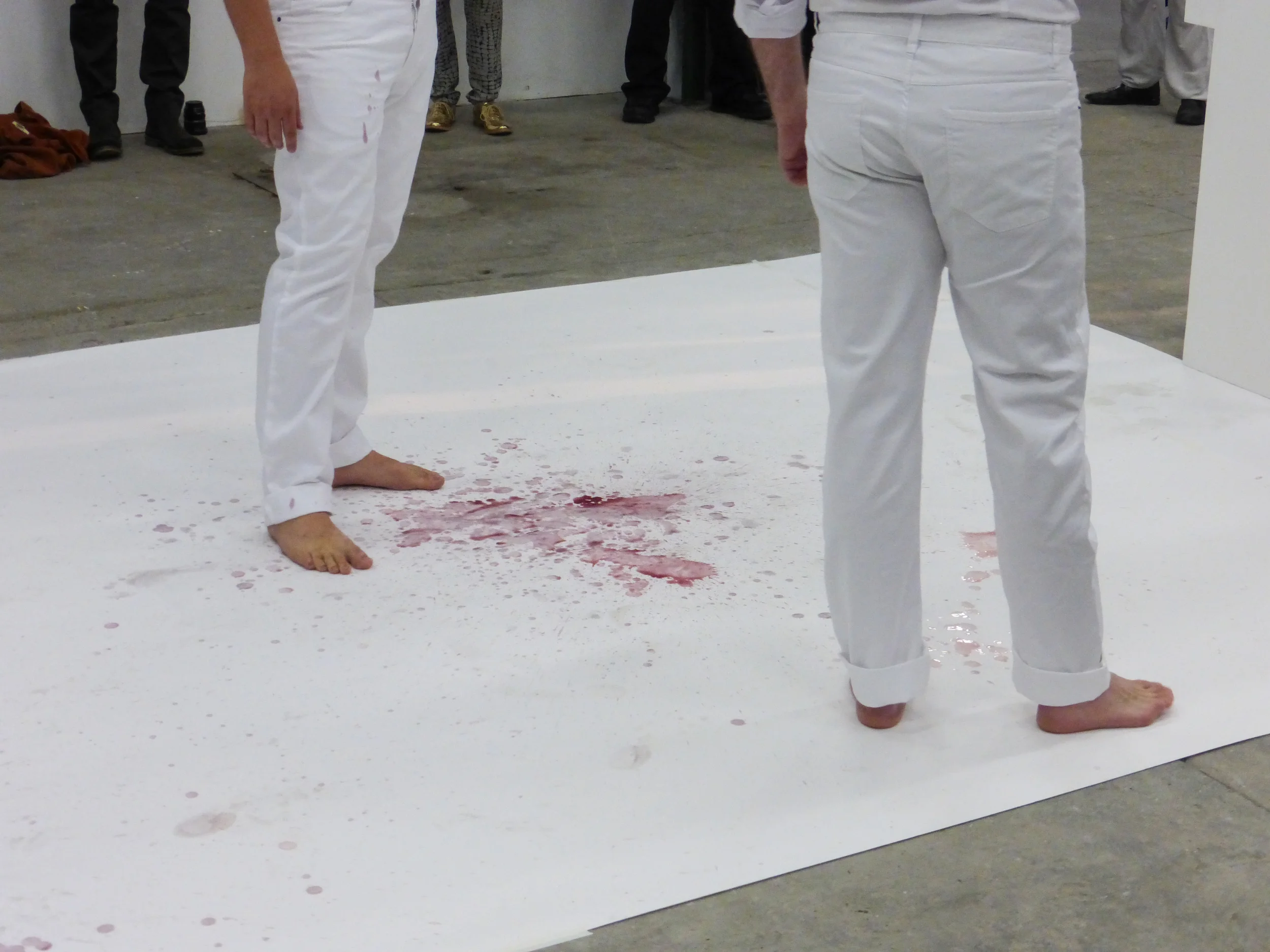 Crachevin 2014 Live performance Dimensions variable 12:00 minutes Video and Photography Courtesy of Tyler Calkin
