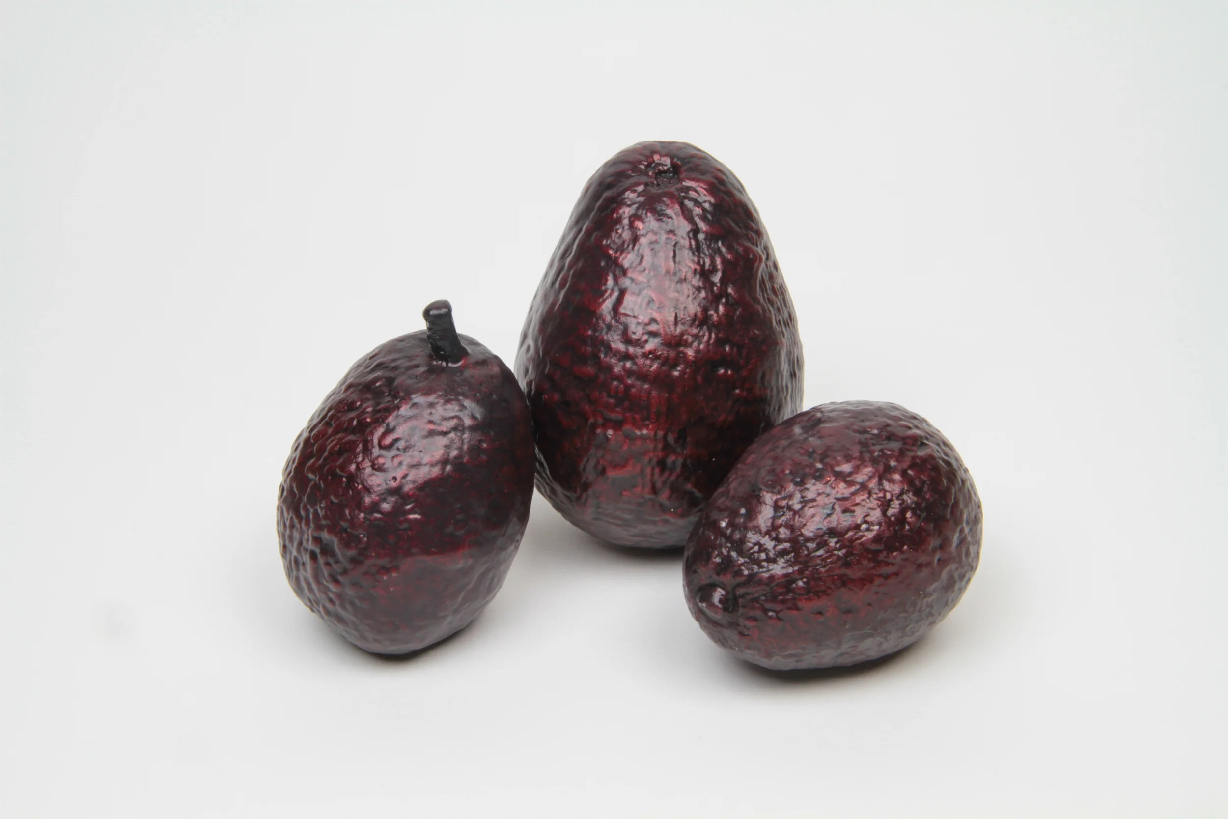 Aguacate Sangre 2016 Unique cast bronze (cast of imported Mexican avocado) Dimensions variable