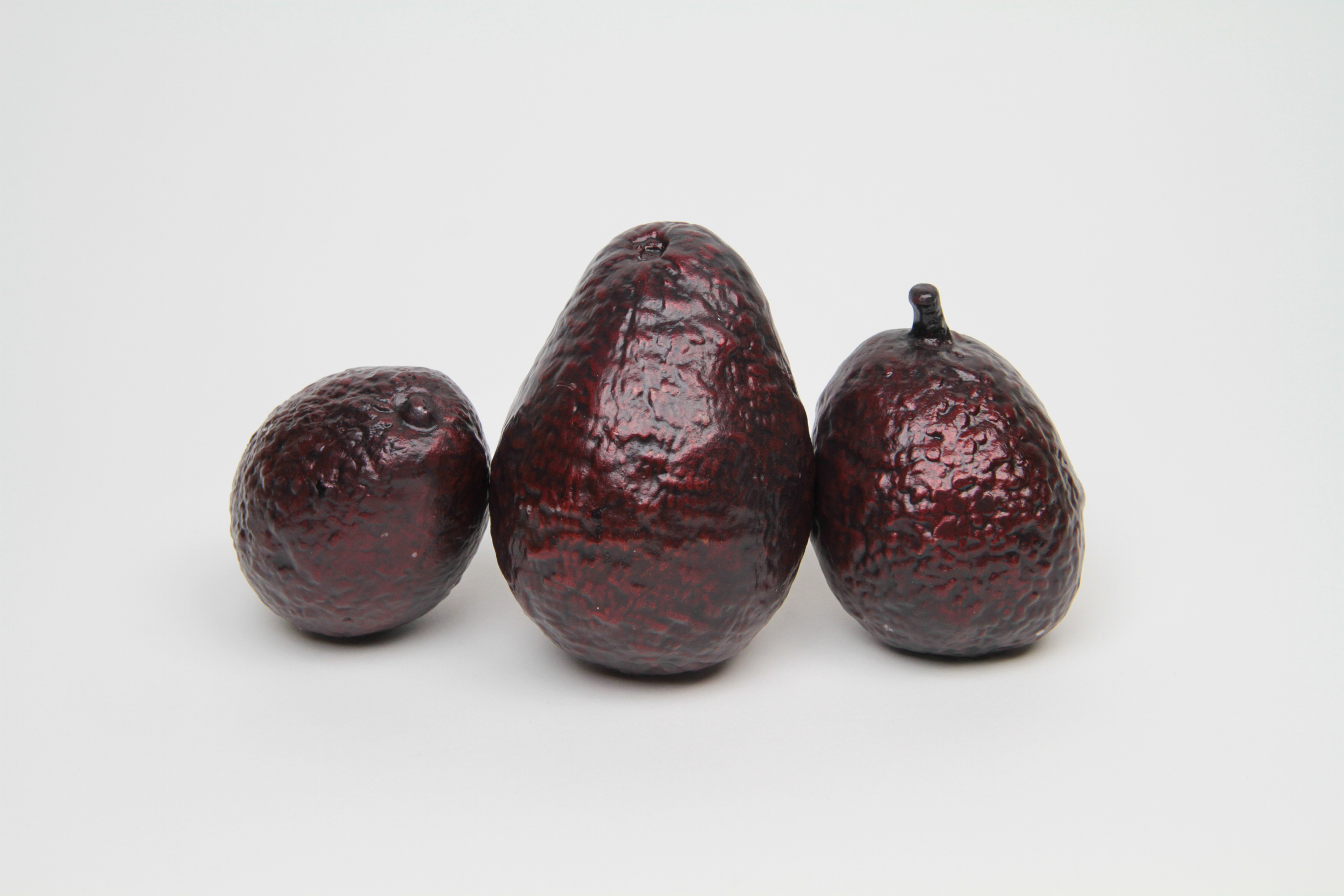   Aguacate Sangre  2016 Unique cast bronze (cast of imported Mexican avocado) Dimensions variable 
