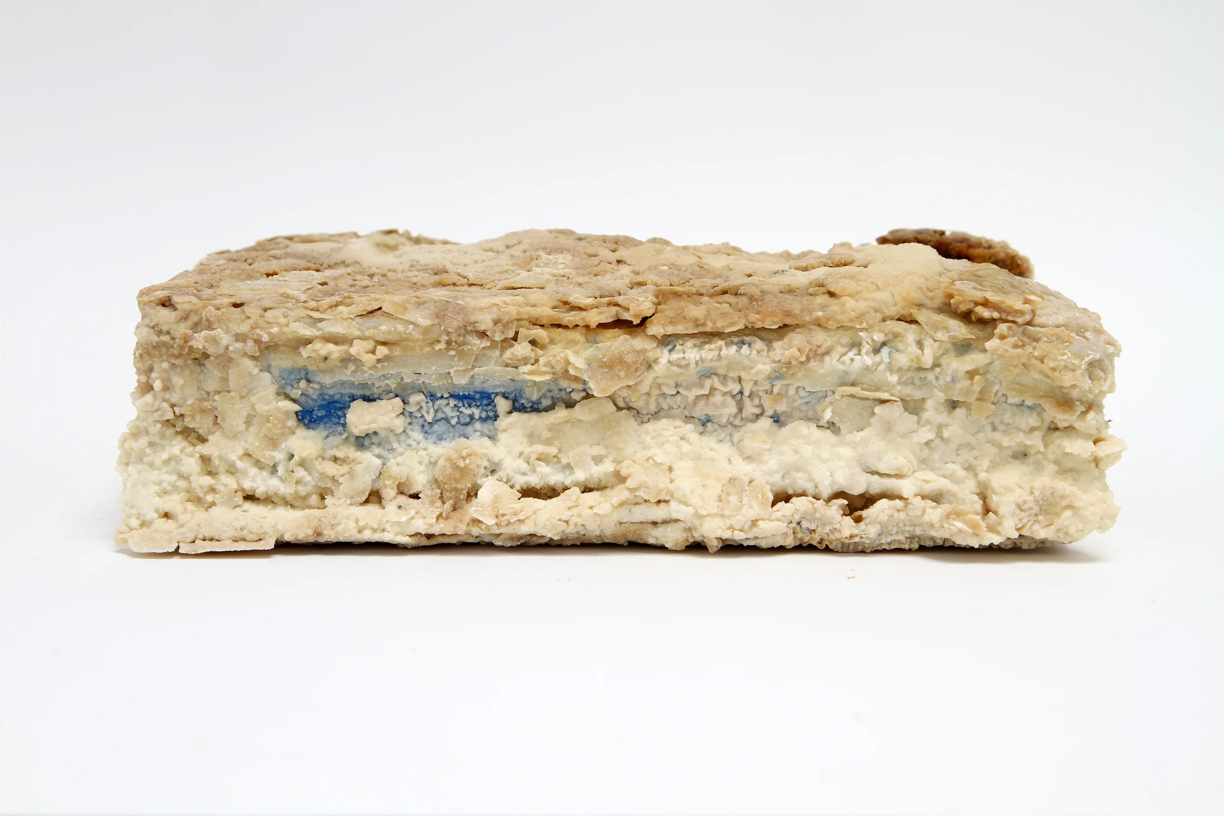 Relic (Mastering the Art of French Cooking, Julia Child, Louisette Bertholle, Simone Beck) 2012 found book, monosodium glutamate (MSG), epoxy 8 x 2 x 11 inches