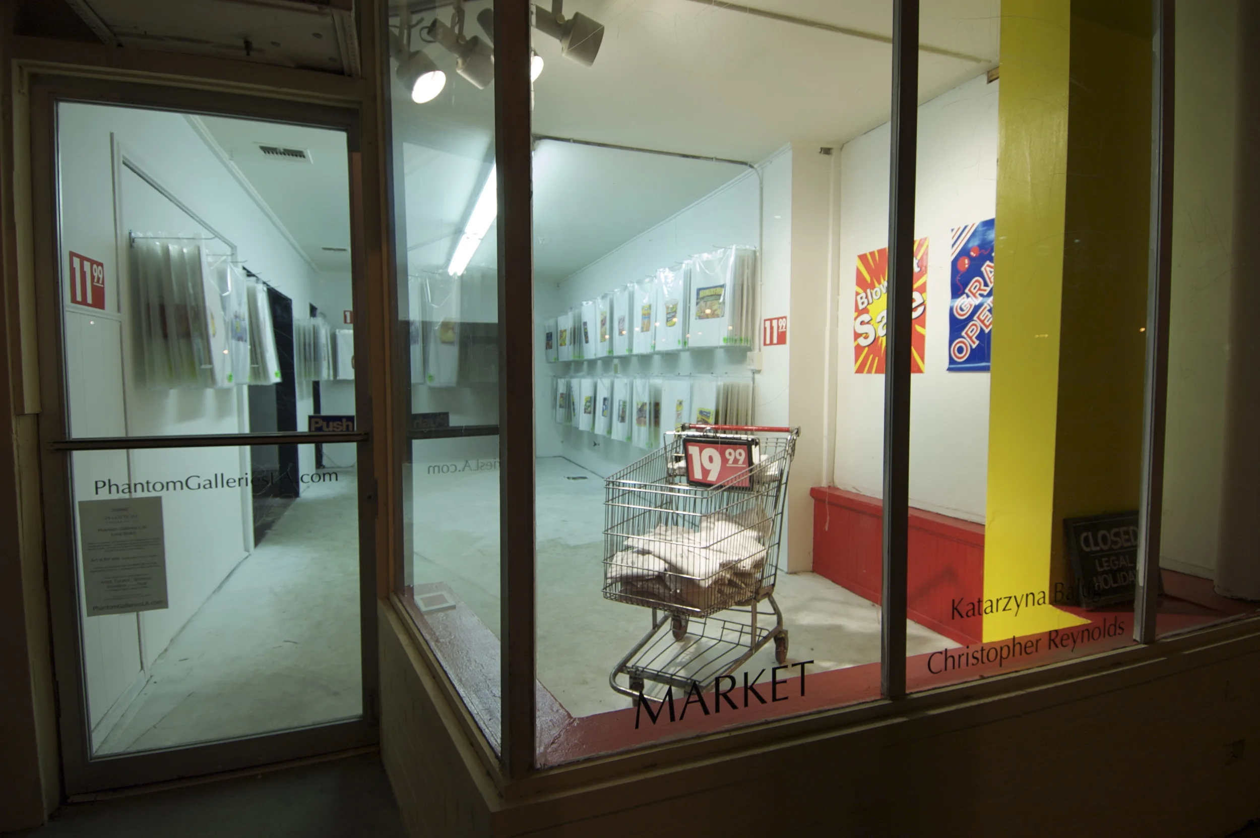 Market 2009 (installation view) mixed media In collaboration with Katarzyna Balug
