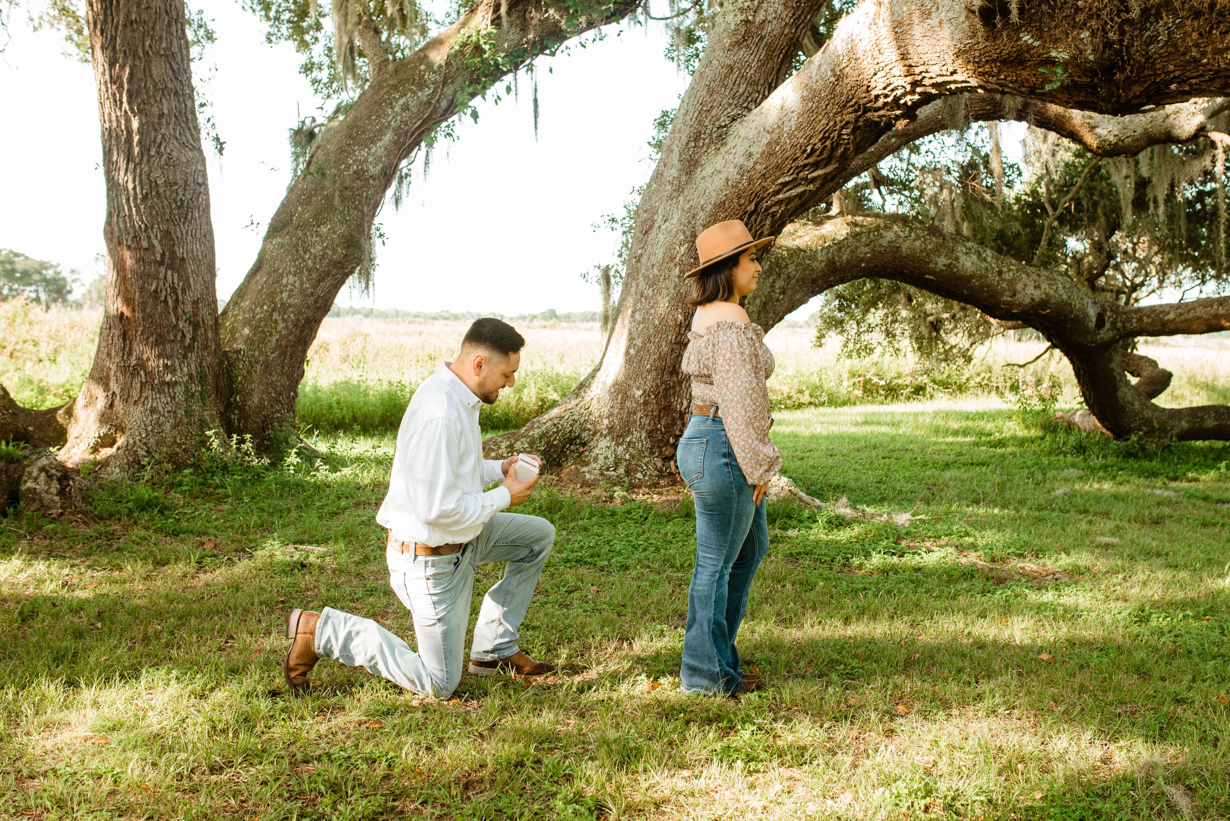 Surprise proposal photos in the Houston area photographed by J. Andrade Visual Arts