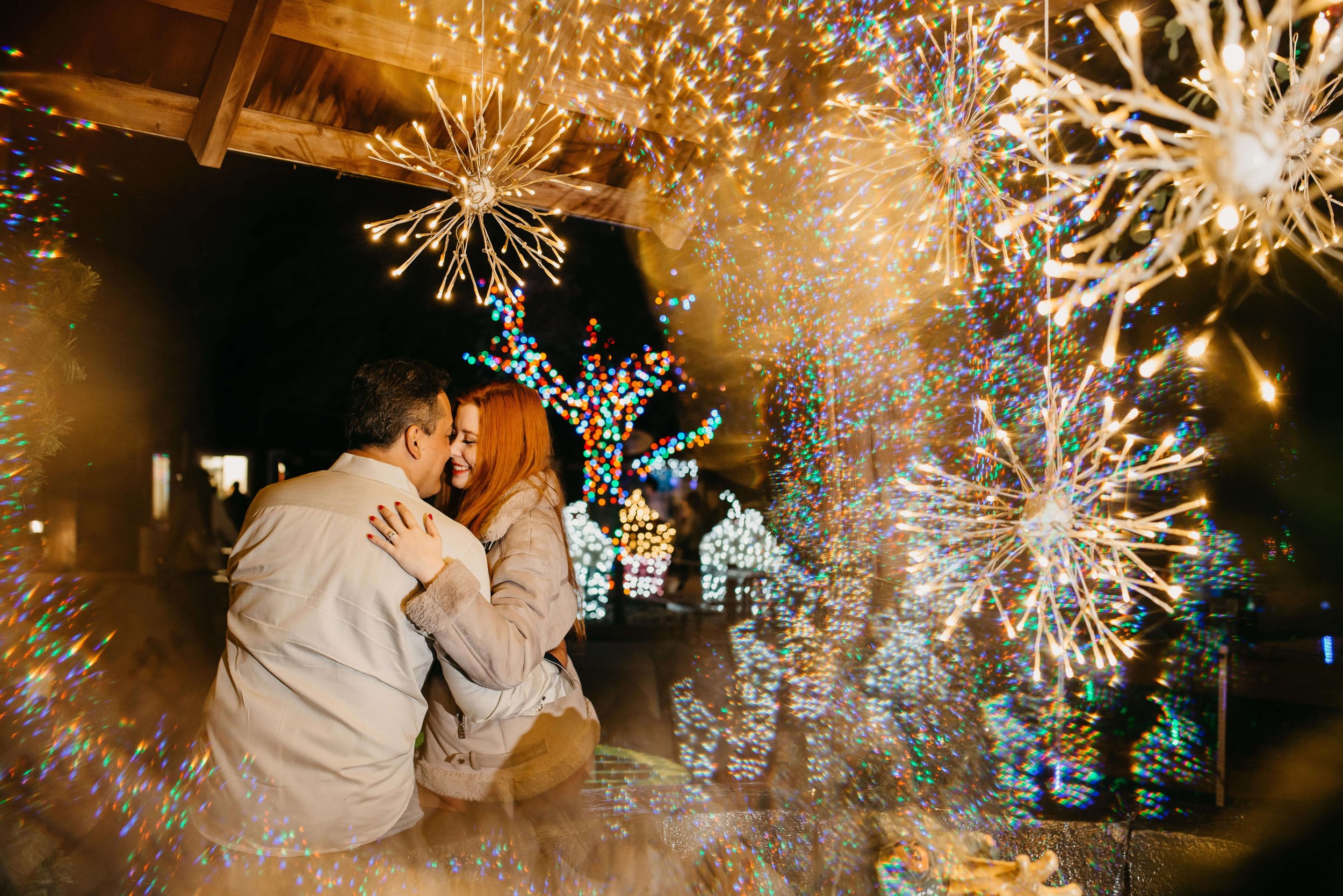 Newly engaged surprise proposal photos by Houston Elopement Photographer J. Andrade Visual Arts