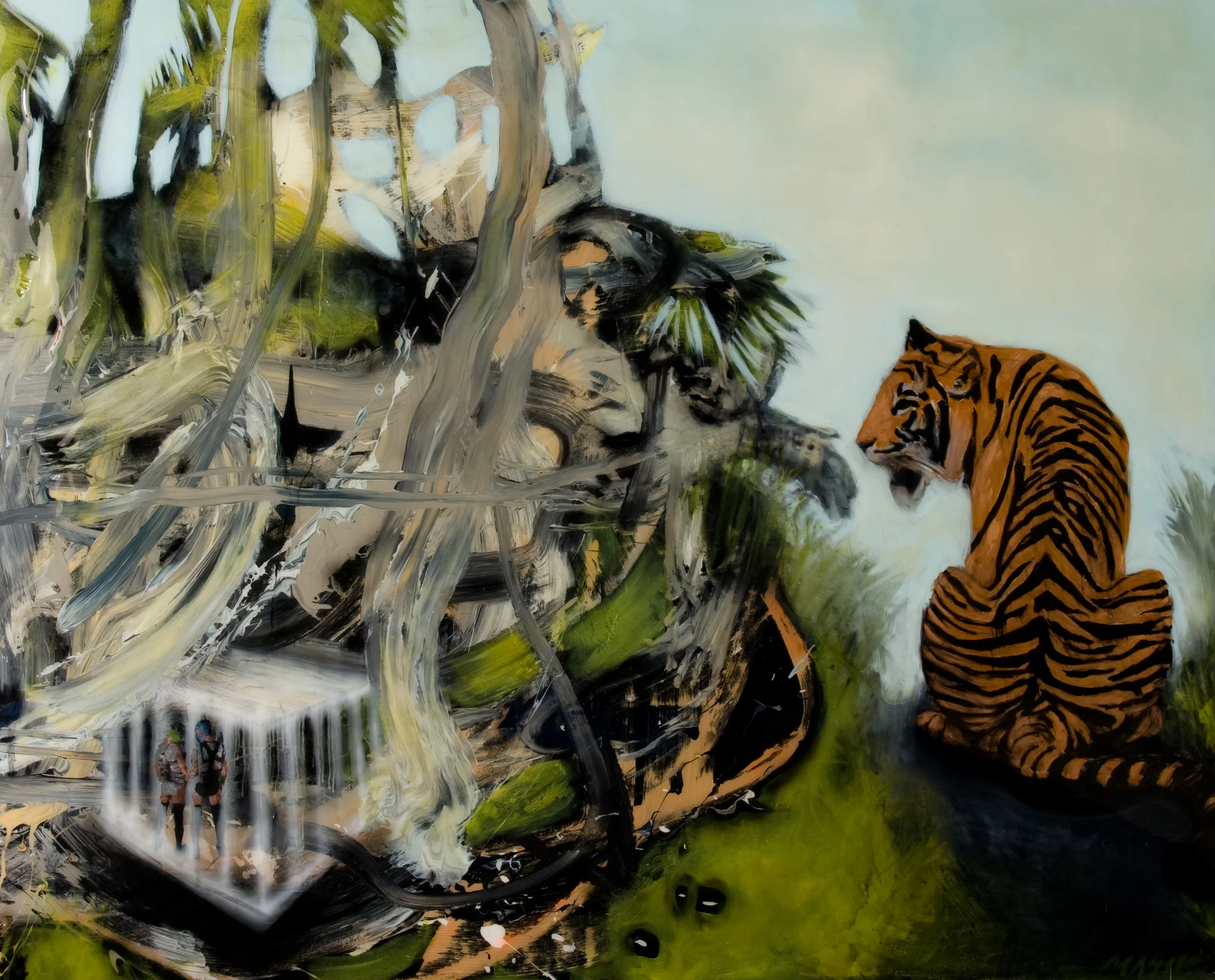   How to Say No  (2011)&nbsp;  Mixed media on wood.&nbsp;  SOLD 
