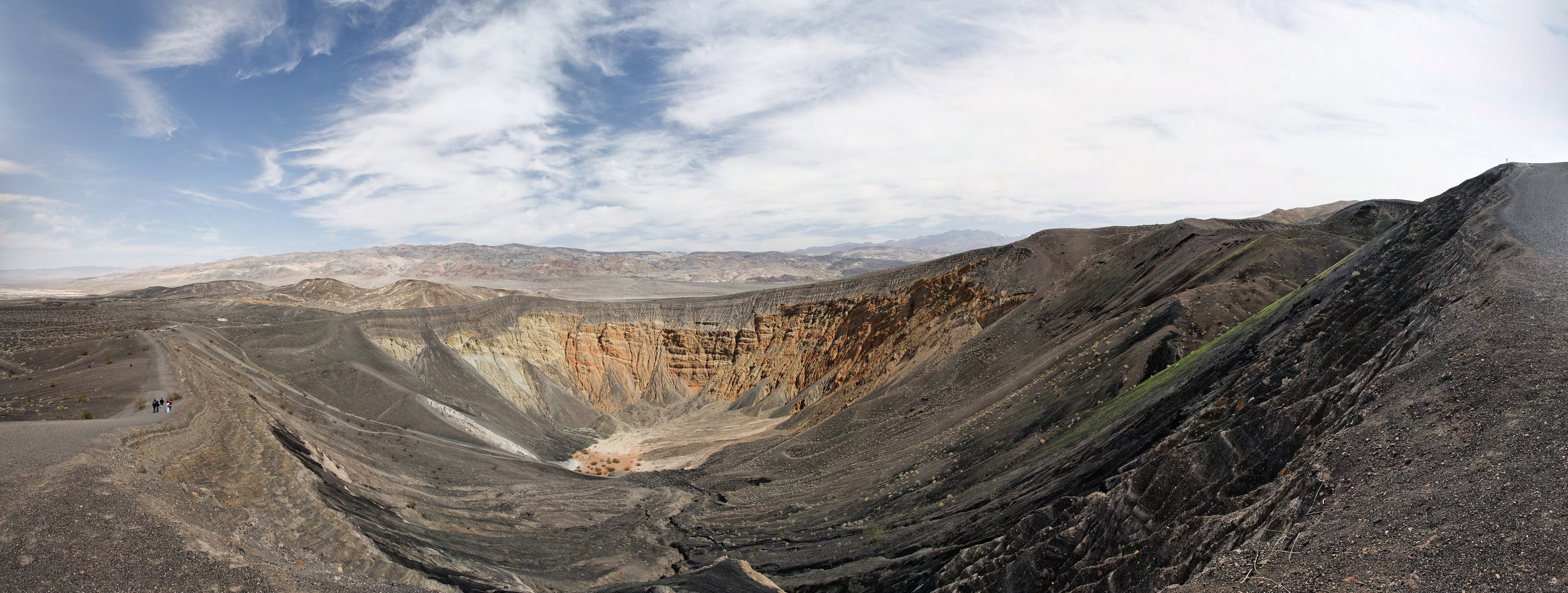   ubehebe crater panorama 3   up to 27" x 72"  2009     