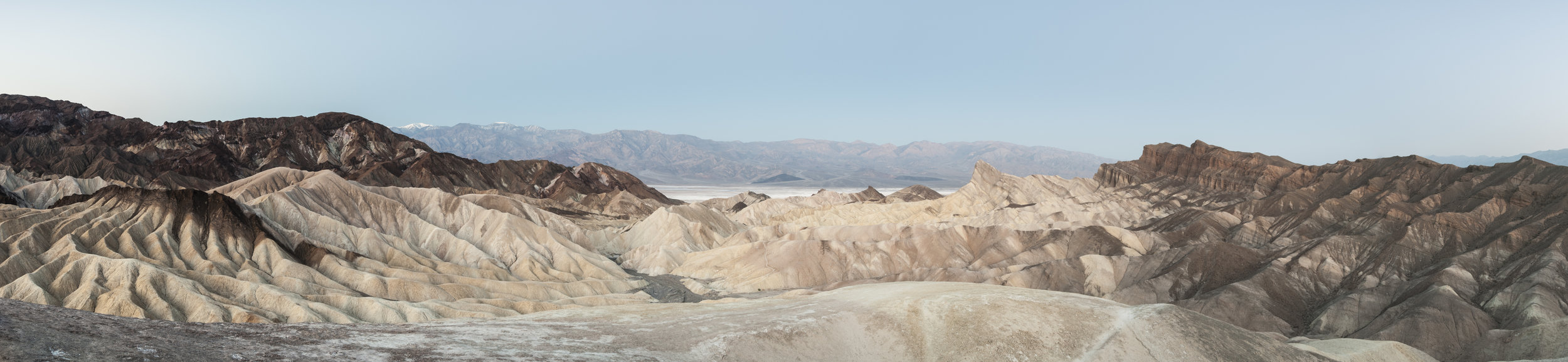   zabriskie point panorama 2   up to 17" x 72"  2009     