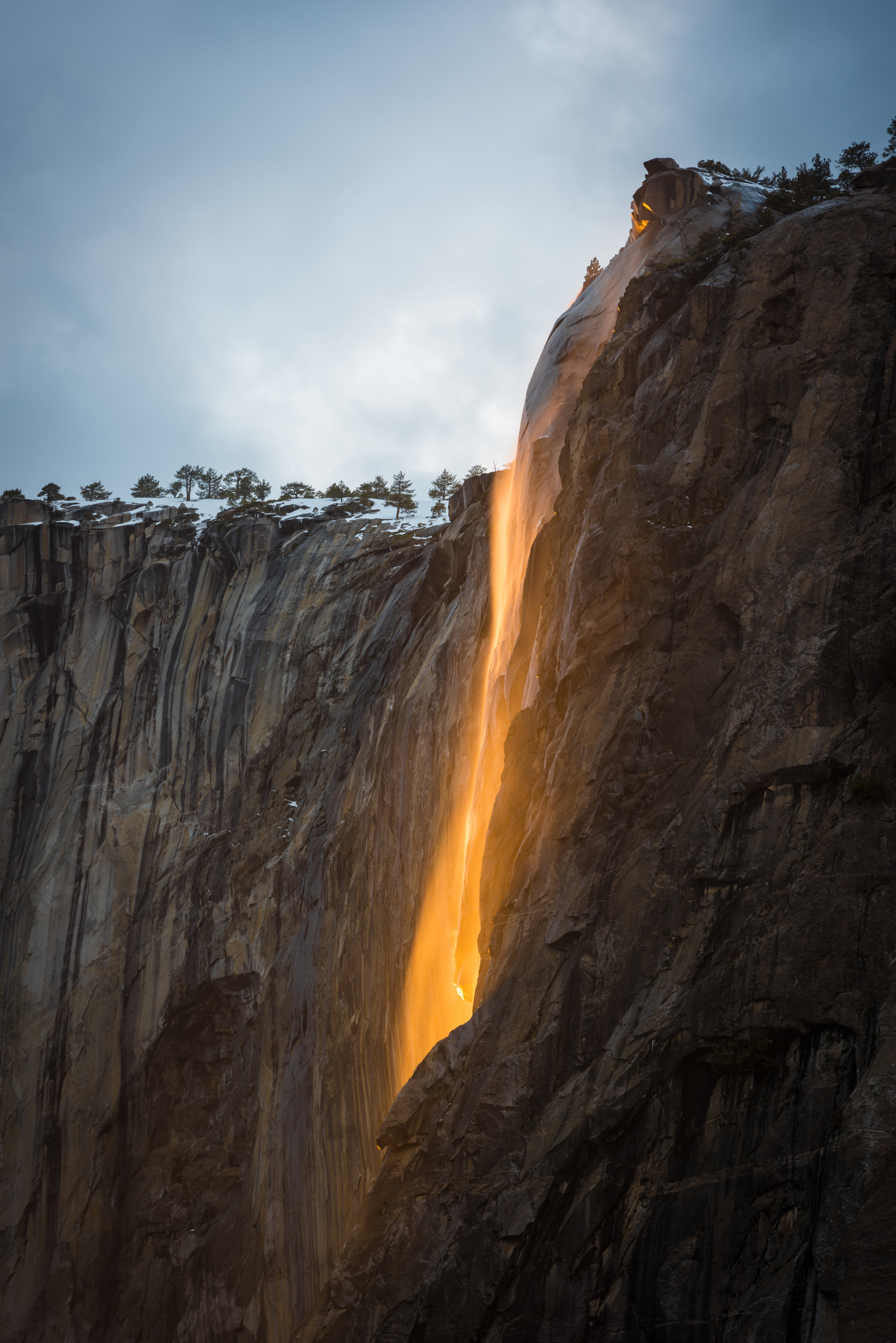   horsetail falls 2   12" x 8", 18" x 12" or 30" x 20"  2017     