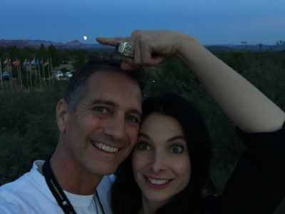  Lunar eclipse over sedona with Niurka, 27 september 2015