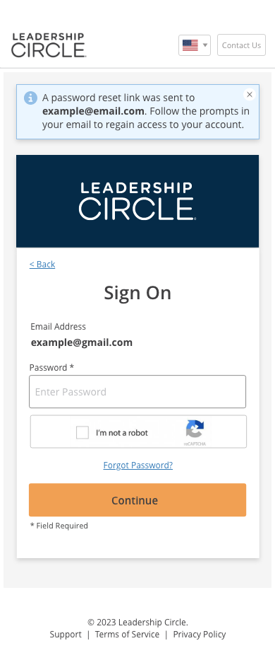 Login Password Page -  Mobile - Password Reset.png