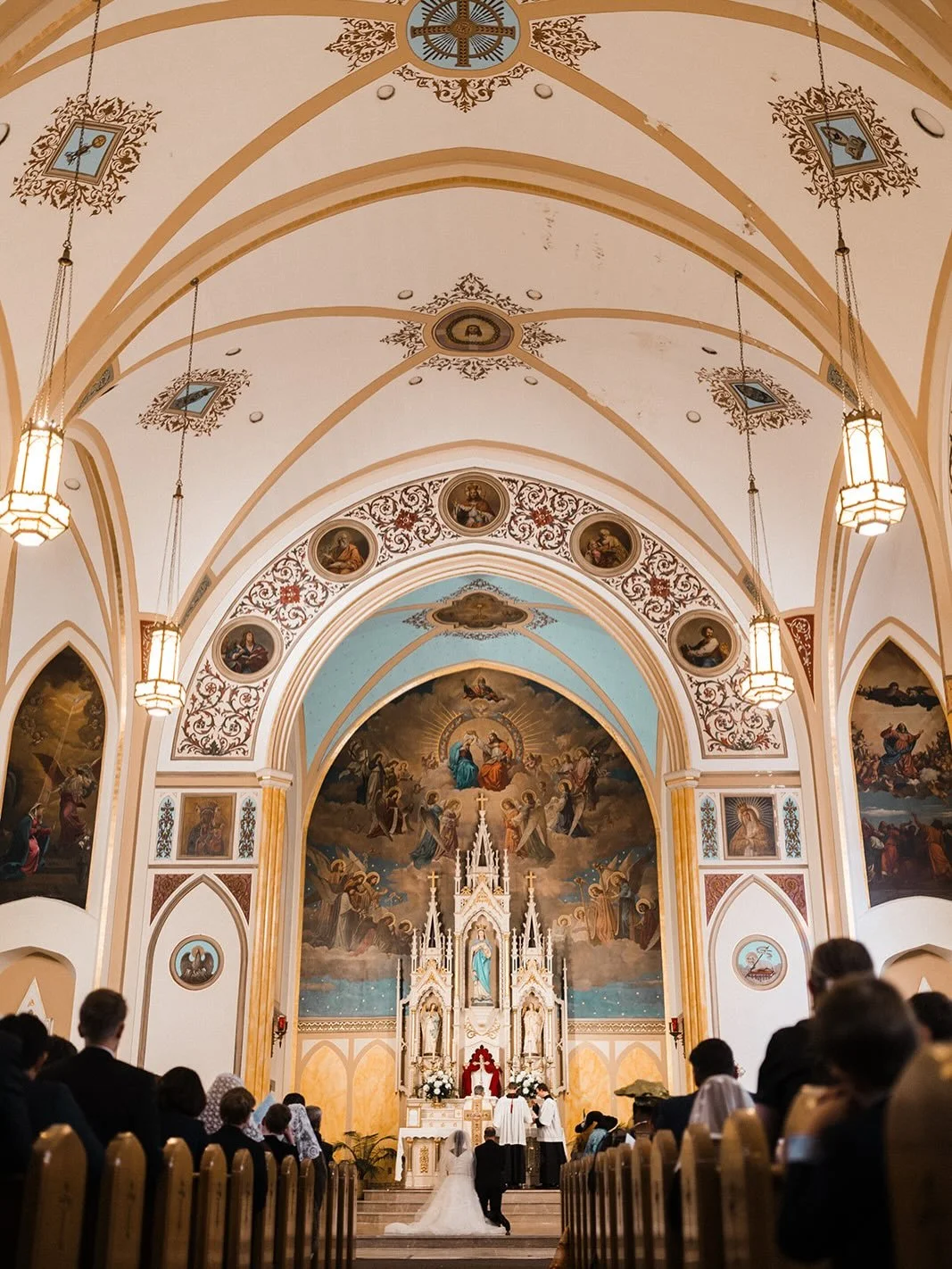 Ten sacred moments from Anne &amp; Mac&rsquo;s nuptial mass. 🤍