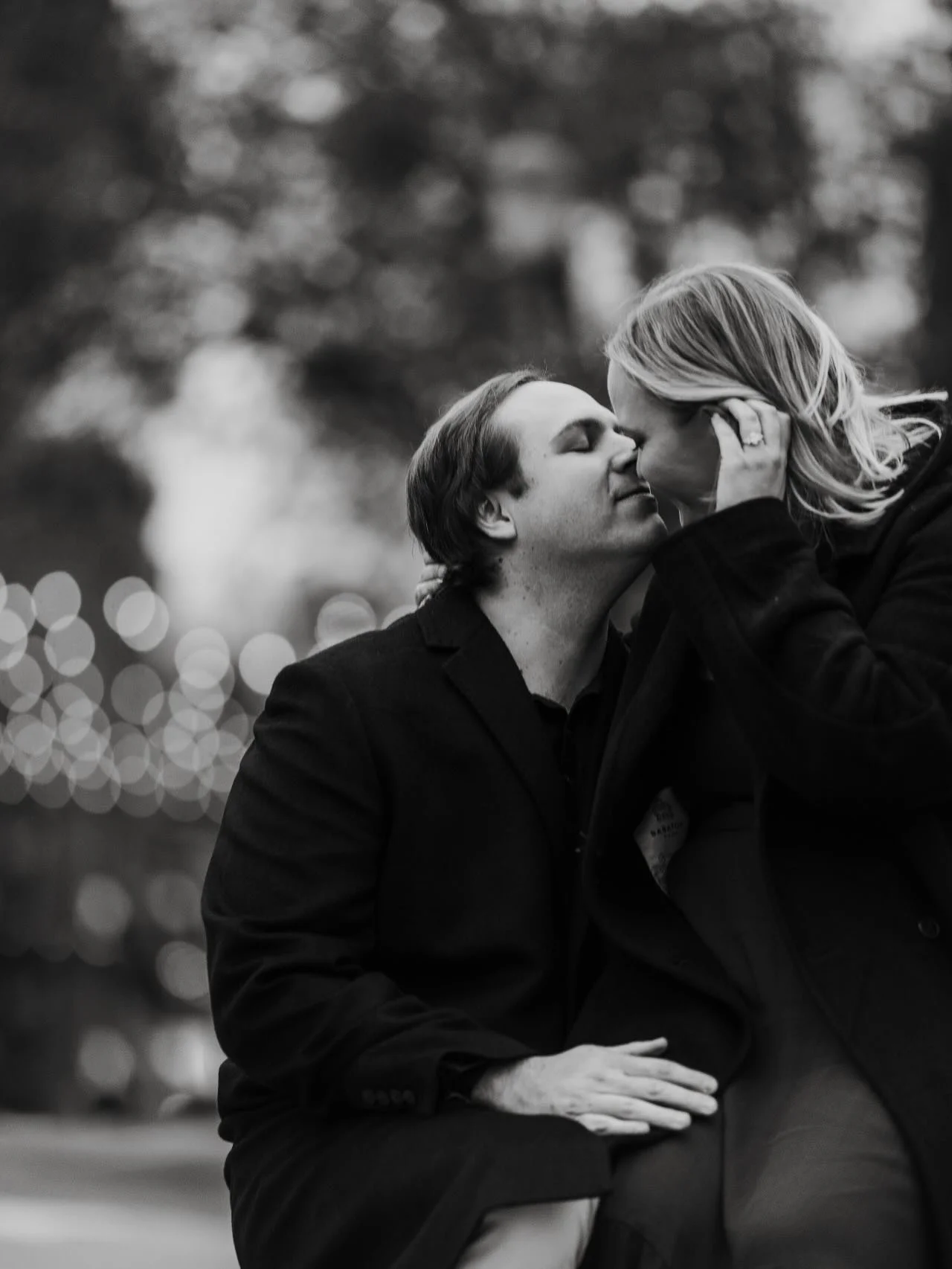 Kat, Michael and the most wonderful time of the year. 🤩🎄✨💍