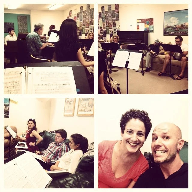 Rehearsing Cosi at UC Berkeley, Summer 2014