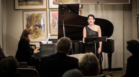 with pianist Cheryl Cellon Lindquist in Houston, Tx