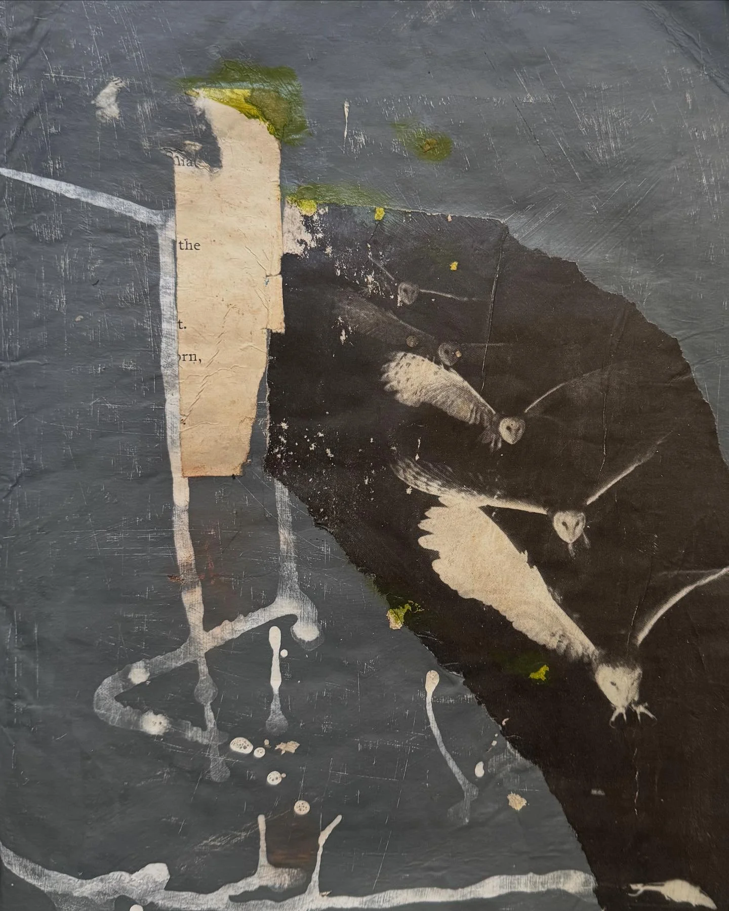 Nocturnal. 

#mixedmedia 
#owl
#night
#fly