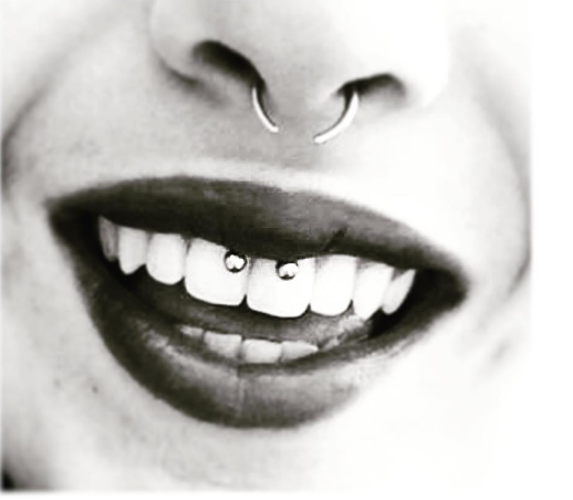 Smiley Piercing Mitchell Cantrell