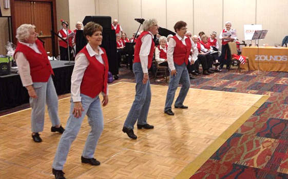 Blue River Singers and tap dancers!