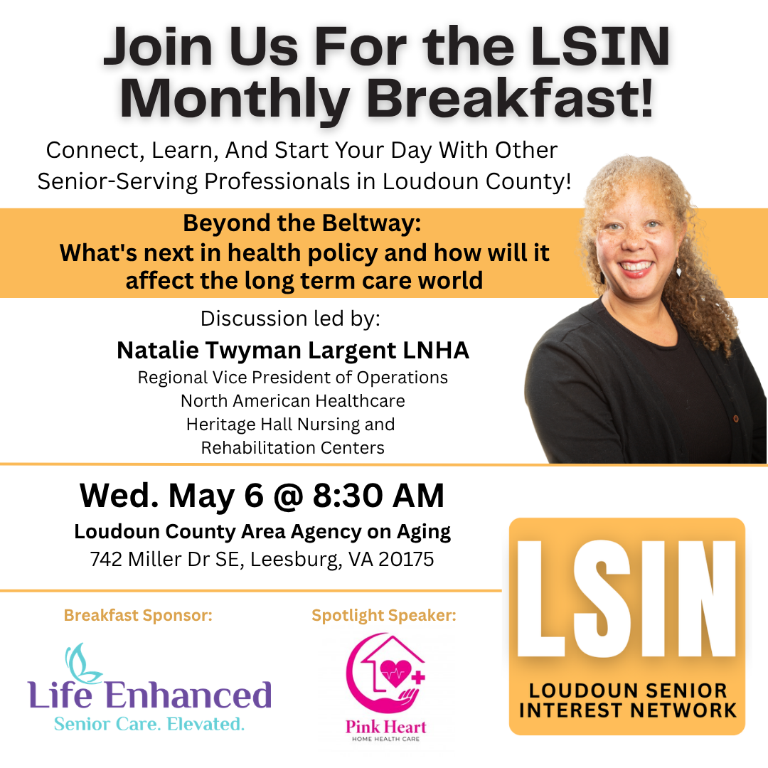 Join Us For the LSIN Monthly Breakfast!