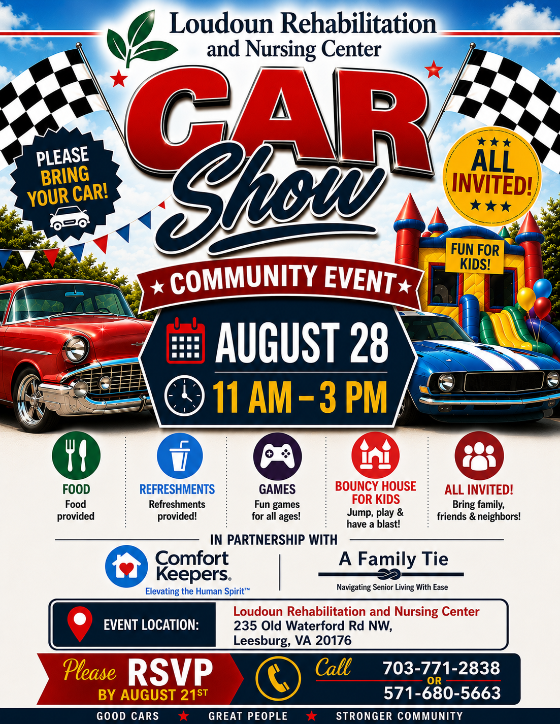 Loudoun Rehabilitation and Nursing Center Car Show