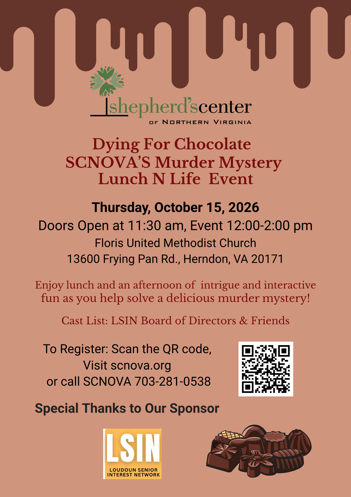 LSIN Presents: Murder Mystery at Shepherd's Center