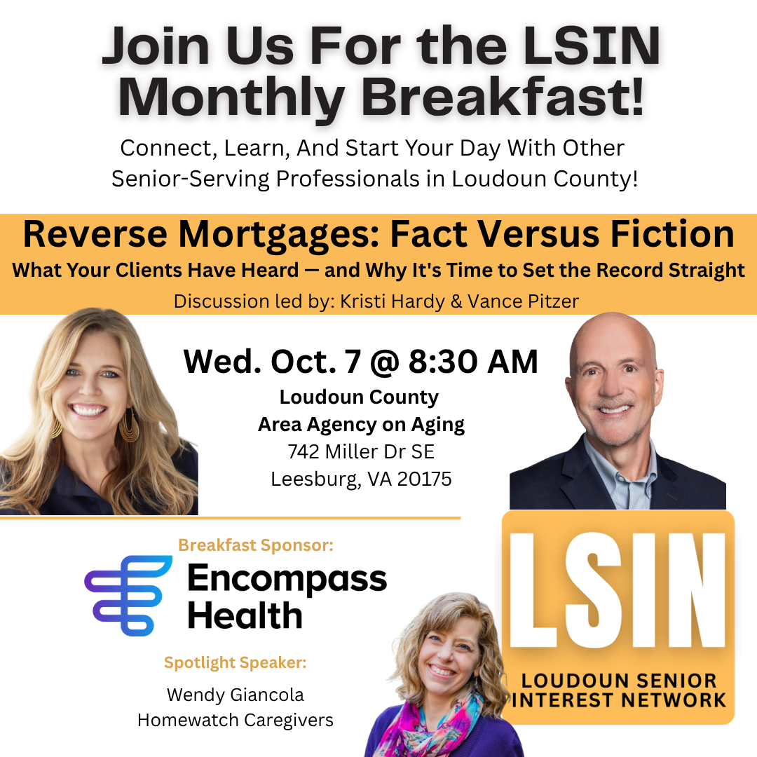 Join Us For the LSIN Monthly Breakfast!