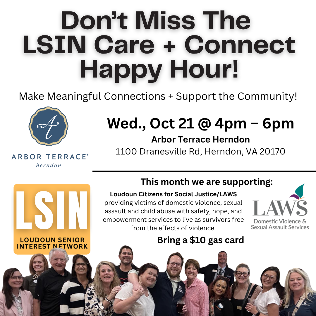 LSIN Care + Connect Happy Hour @ Arbor Terrace