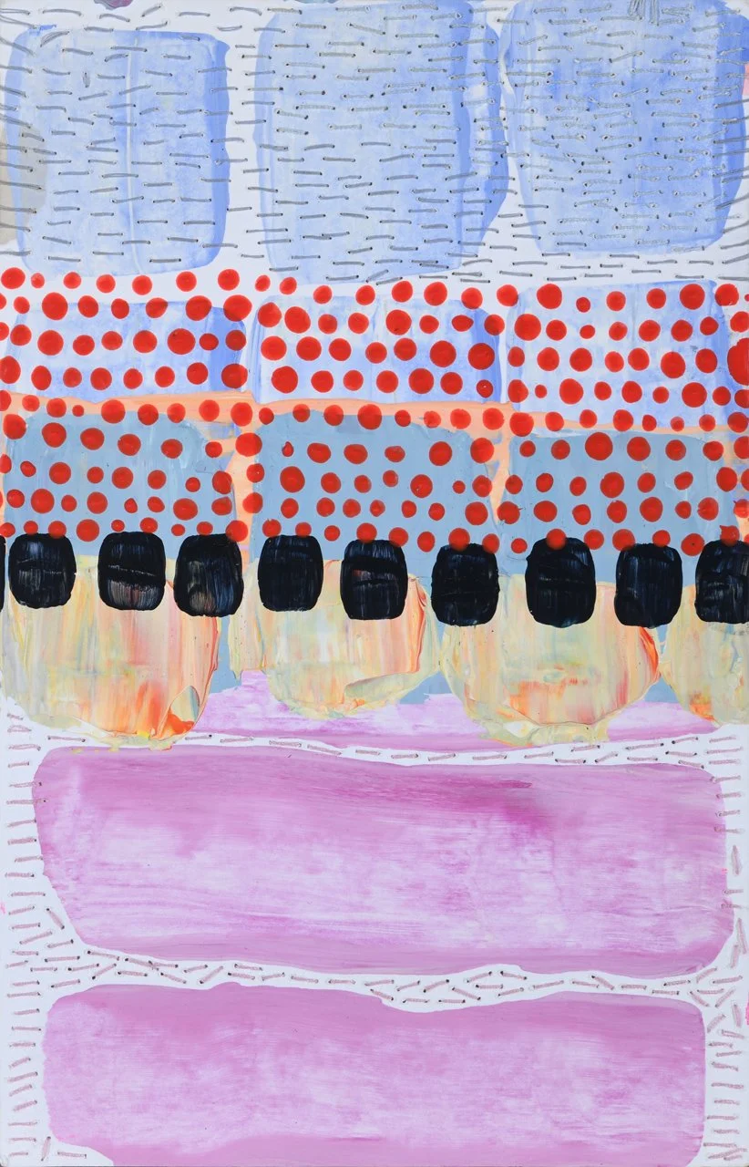 neon quilt study, no.1