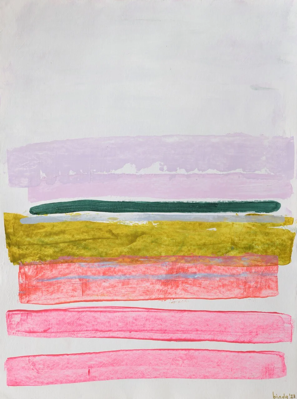 in the clouds, no.7 (neon rose)