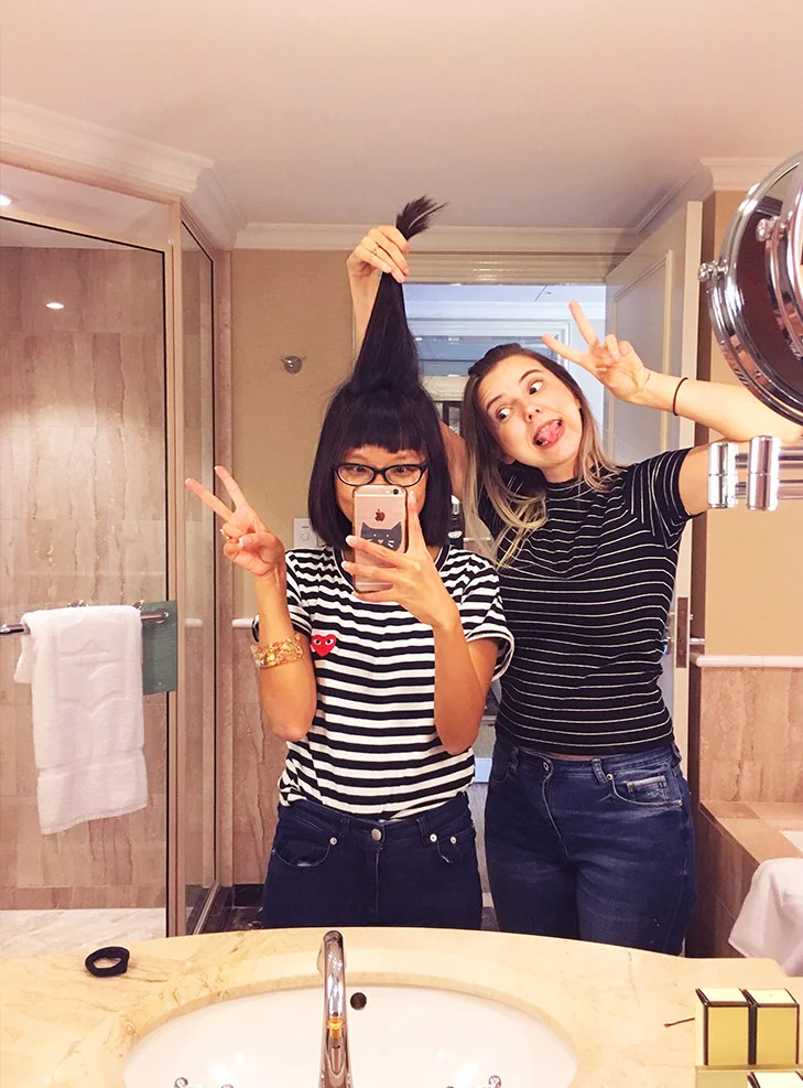Goofing around with my girl pal, Priscilla Barbosa xom