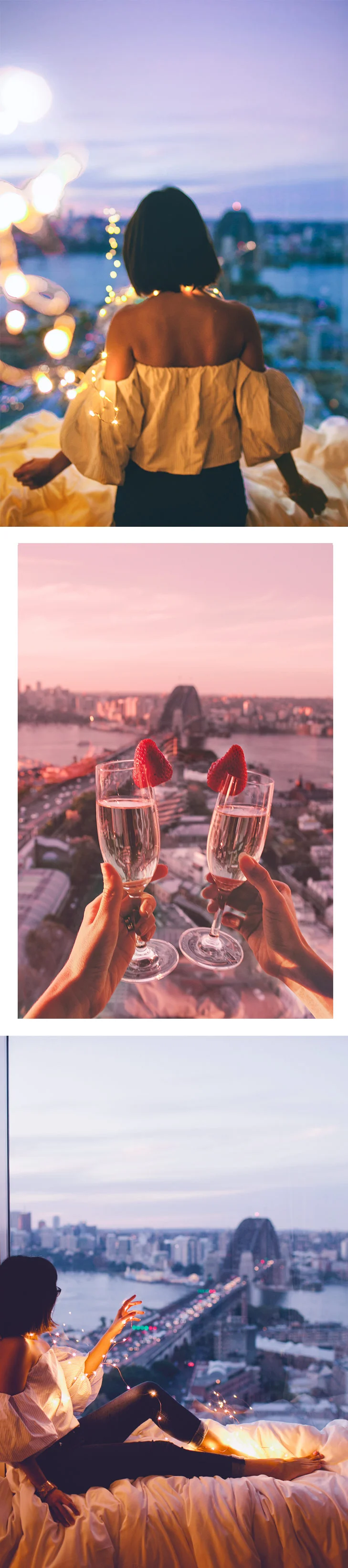 Soaking up the Sydney Harbour view with Miss May. Photo Credit : Priscilla Barbosa