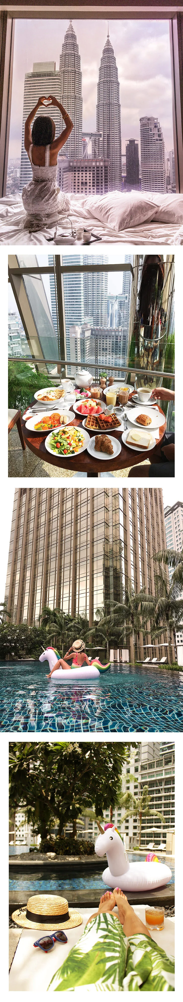 Miss May holidaying with hubby, Leon Korobacz at Grand Hyatt Kuala Lumpur.