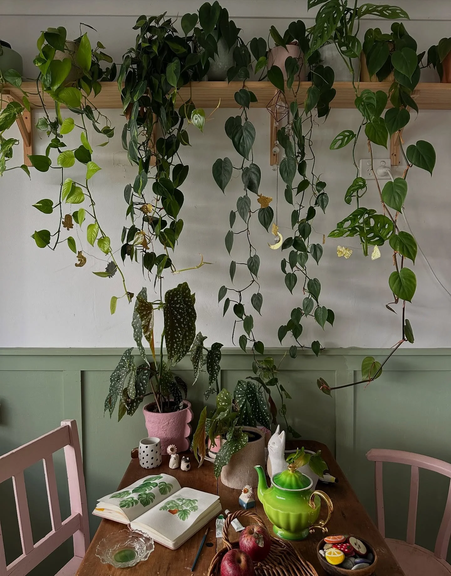 Did a little drawing today 🪴🌿. Happy Monstera Monday all (lols I&rsquo;m too keen to post &hellip; I&rsquo;m only 2 hours away to Monday haha but I&rsquo;m going to bed now) xx