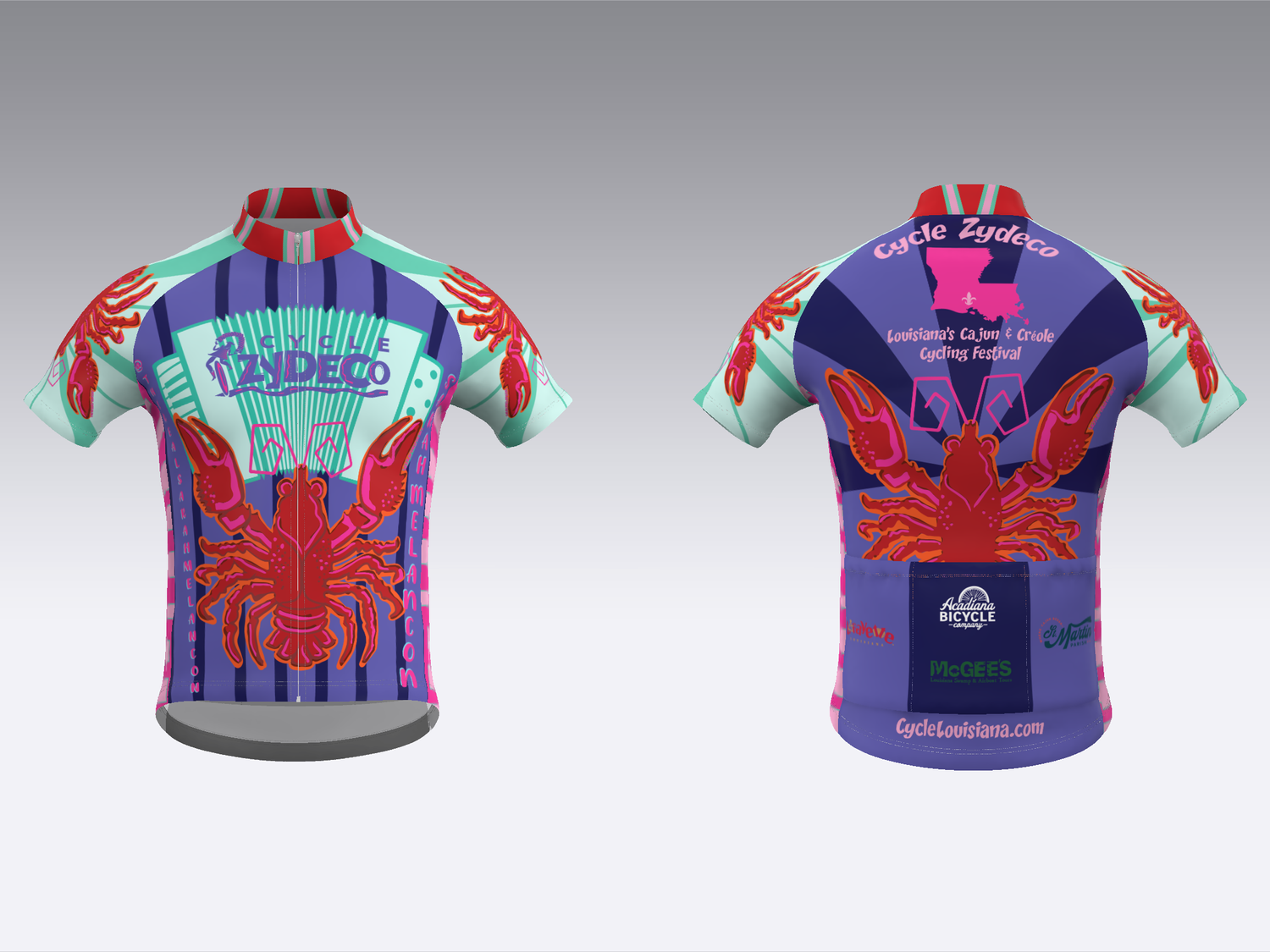 Cycle Zydeco Crawfish Jersey — CYCLE ZYDECO