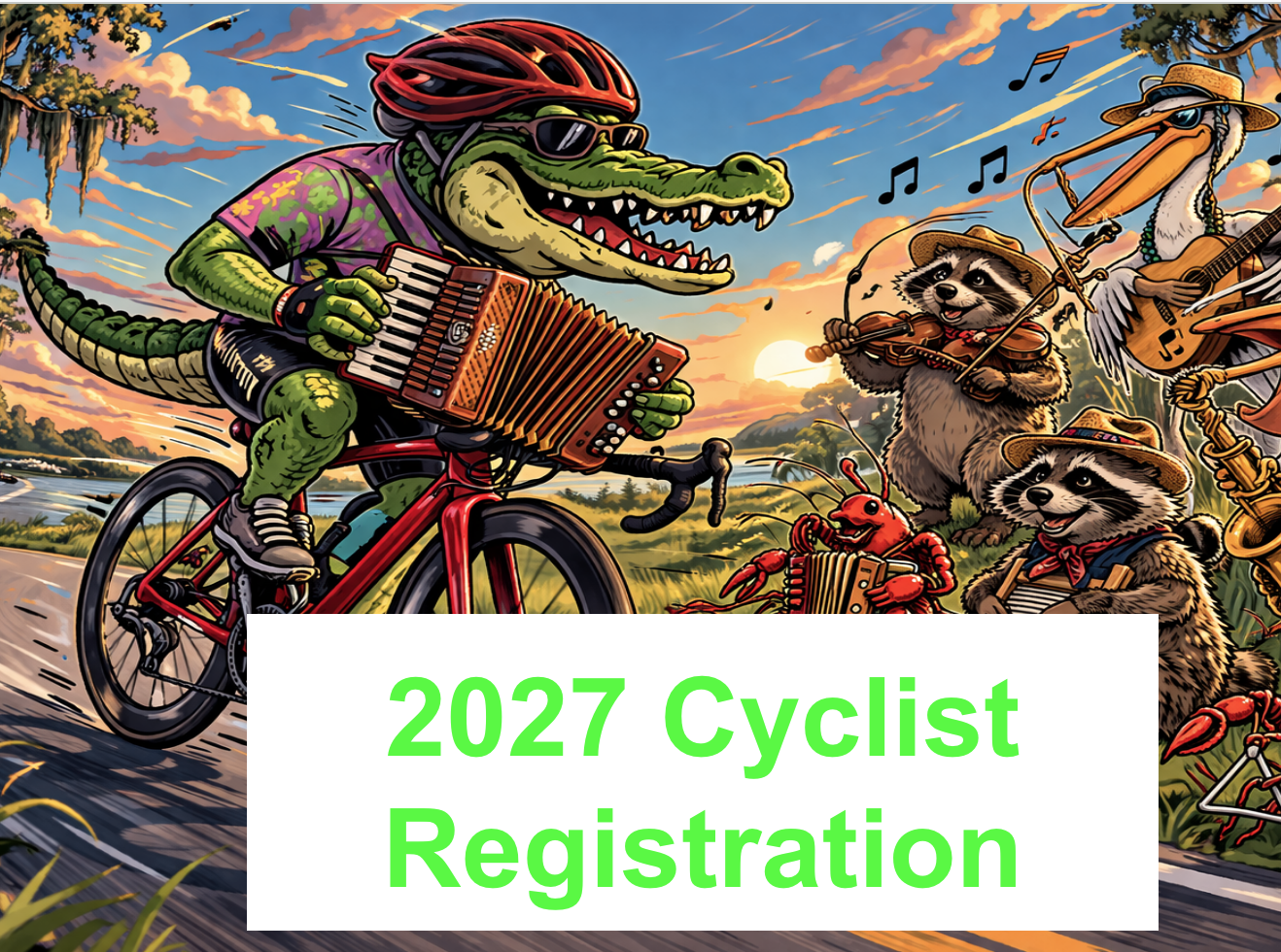2027 Cyclist Registration Cycle Zydeco