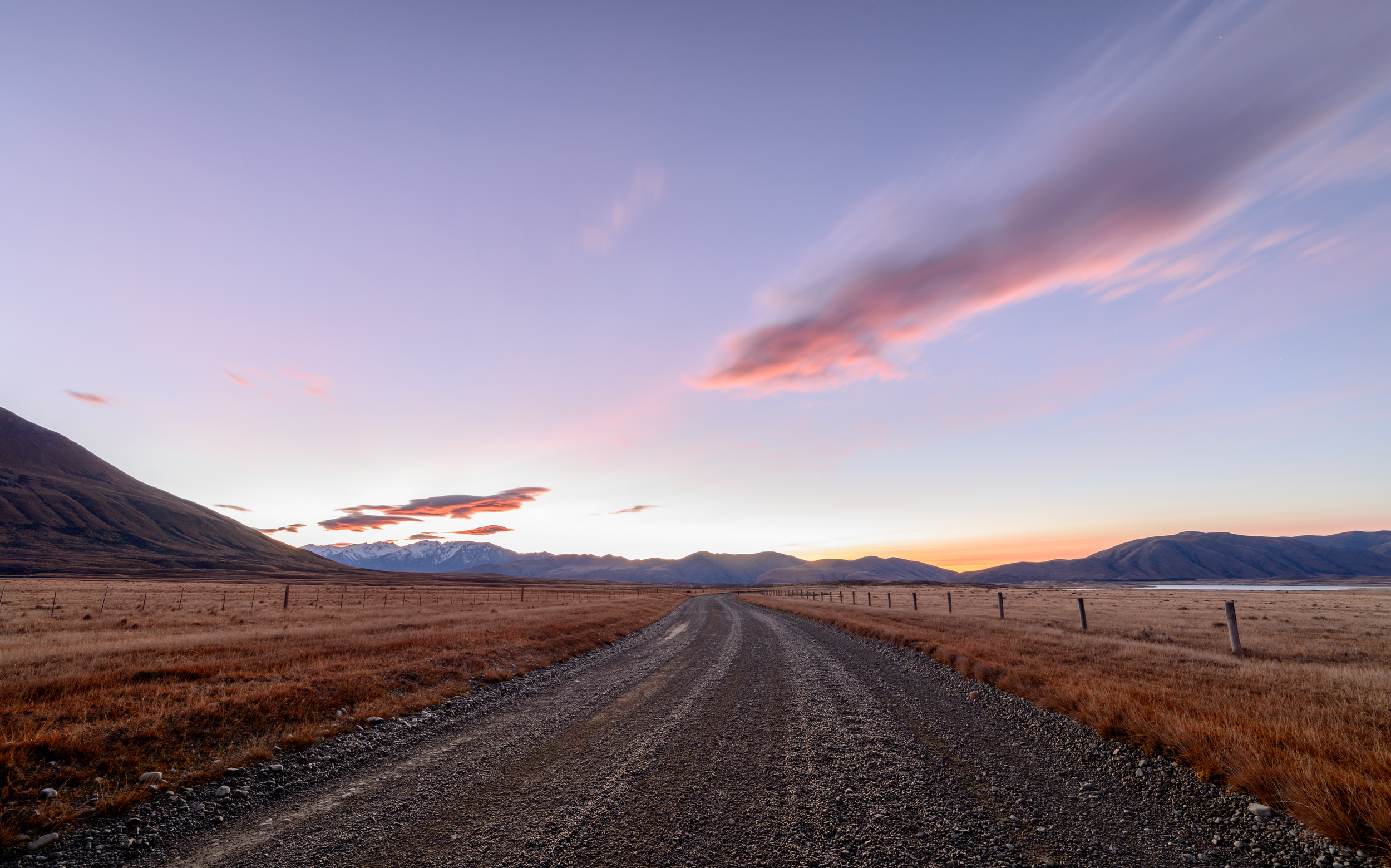 Heading for the dawn light Ashburton Lakes, South Island, New Zealand D800, ISO100, f8, 14mm, 30sec,