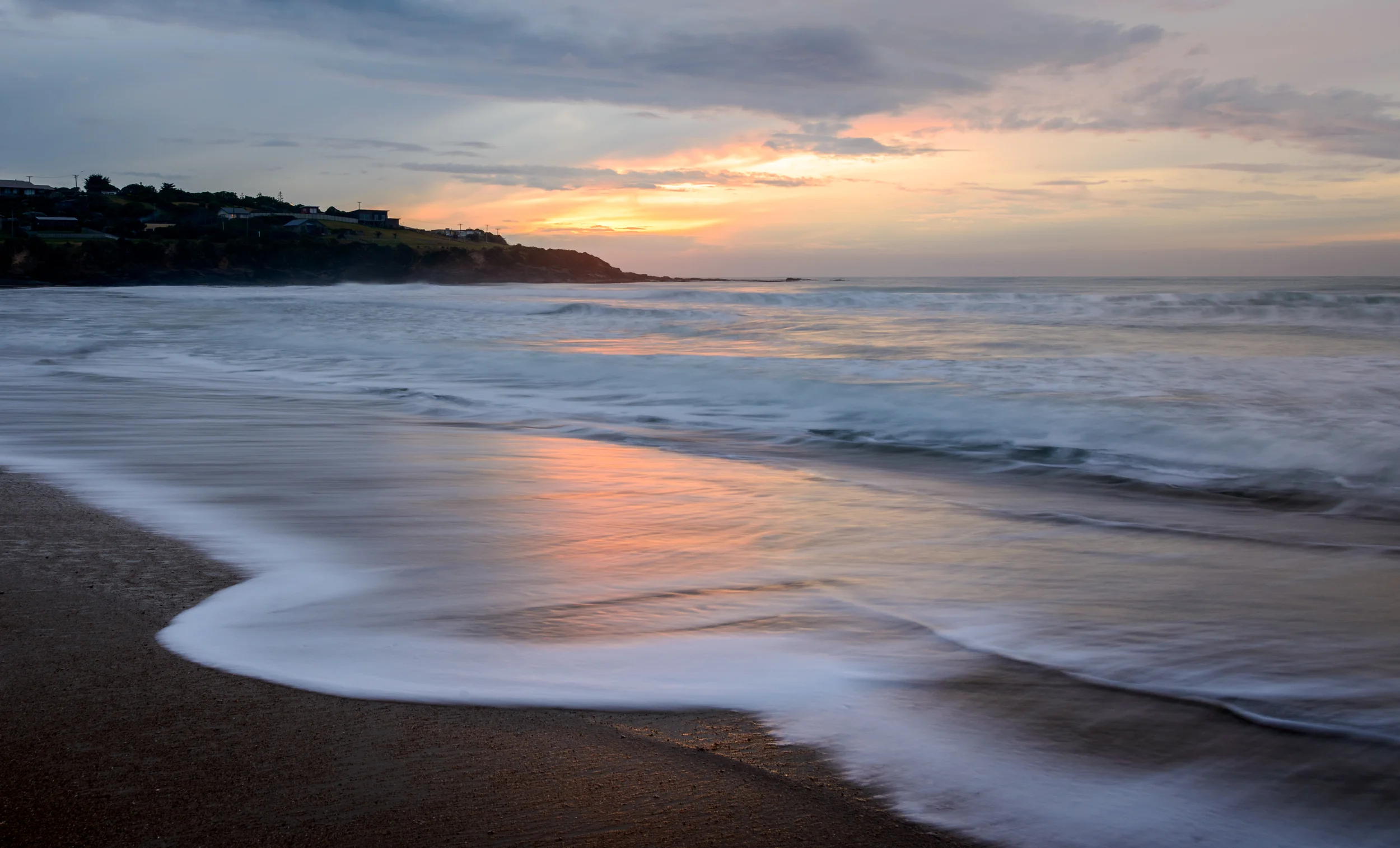 Start of "All Day Bay", Kakanui