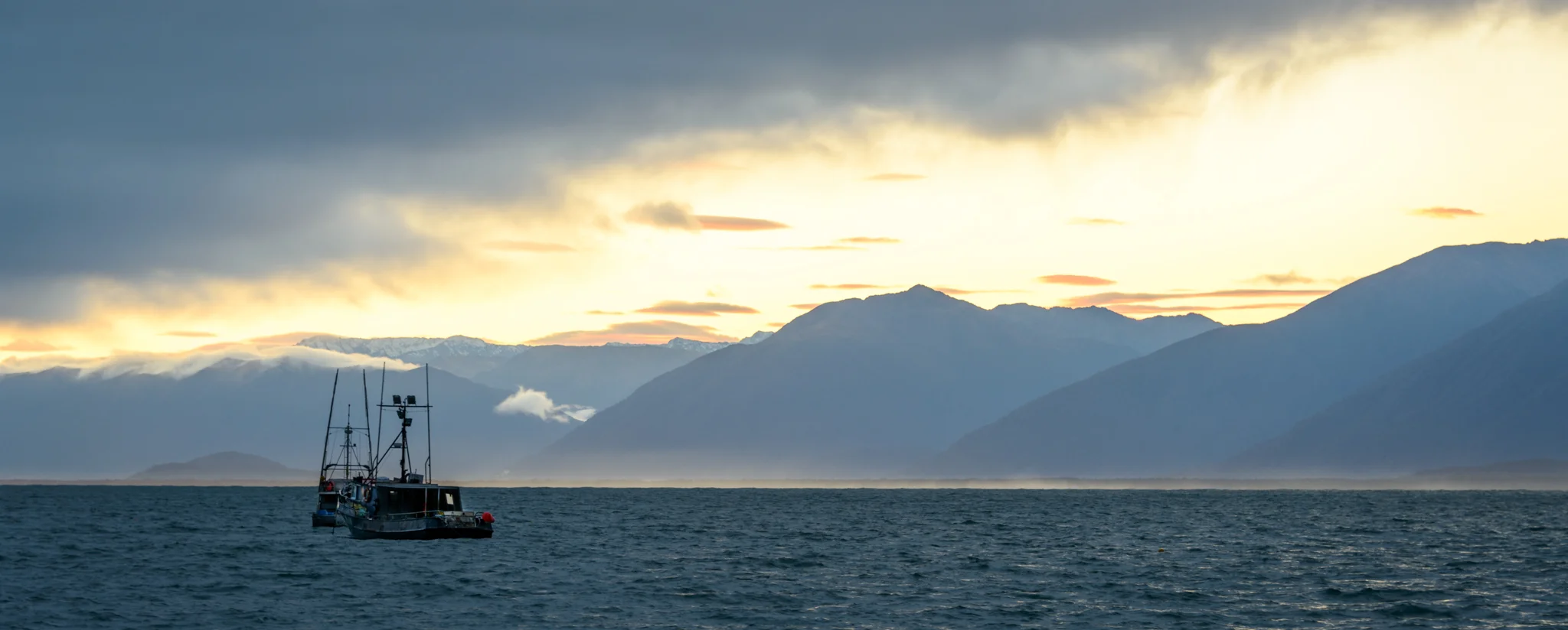 Boats at rest, Jackson Bay