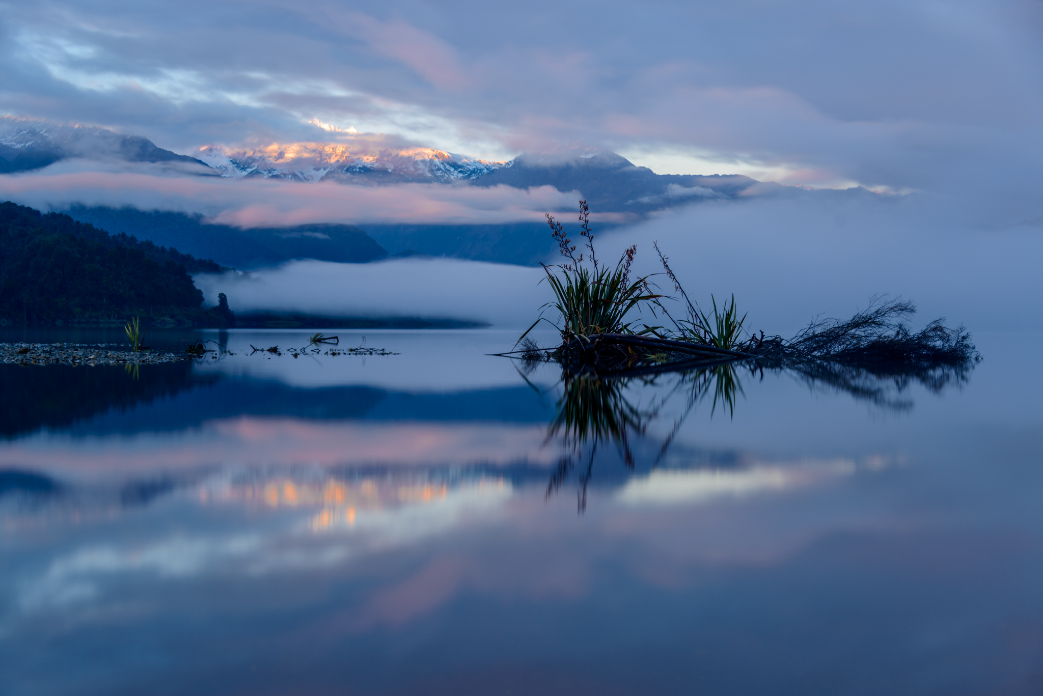 "Lighting Tasman" Lake Mapourika, West Coast, South Island, New Zealand D800, ISO100, 62mm, 30sec, f5.6, with Lee Little Stopper ND Filter