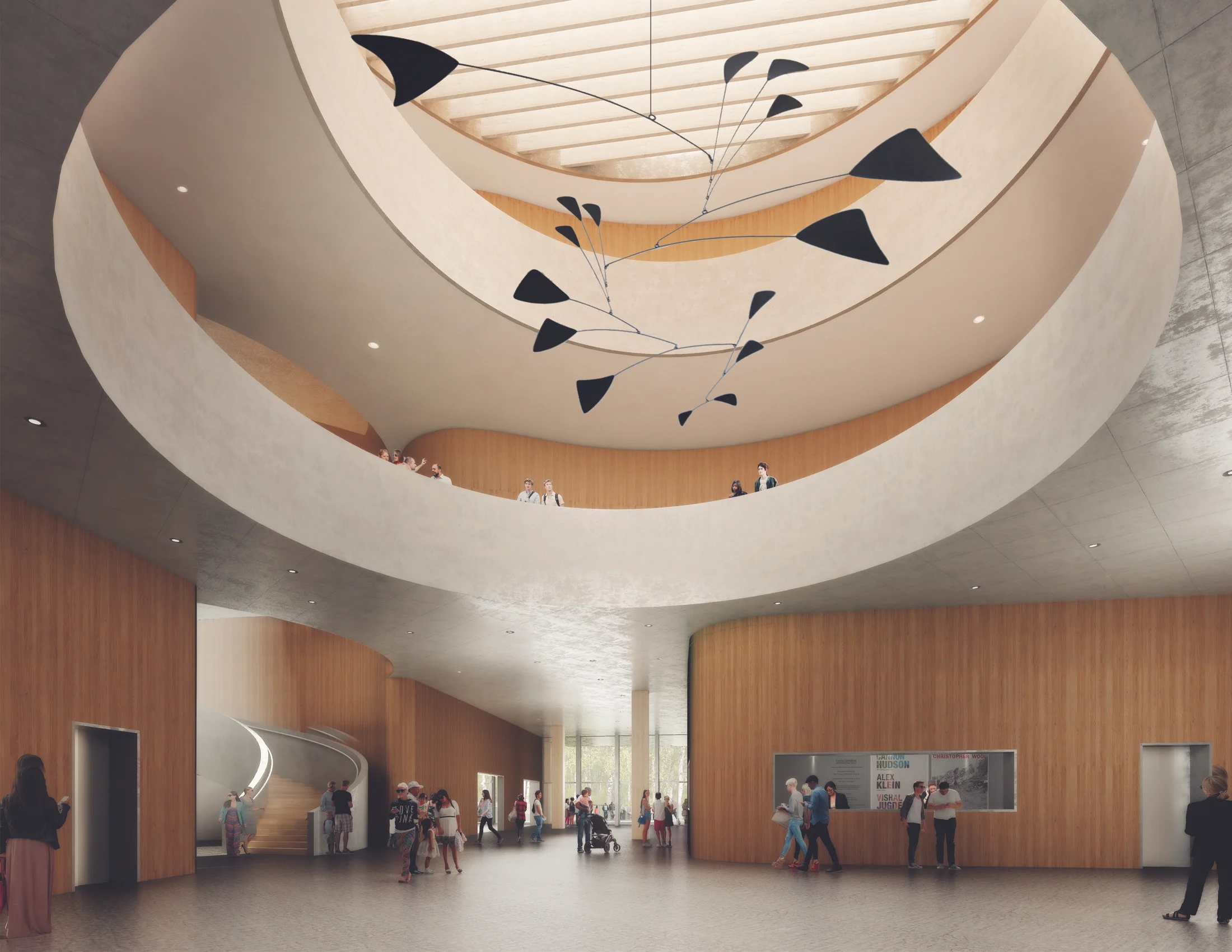 Museum public spaces ; Image: Nephew