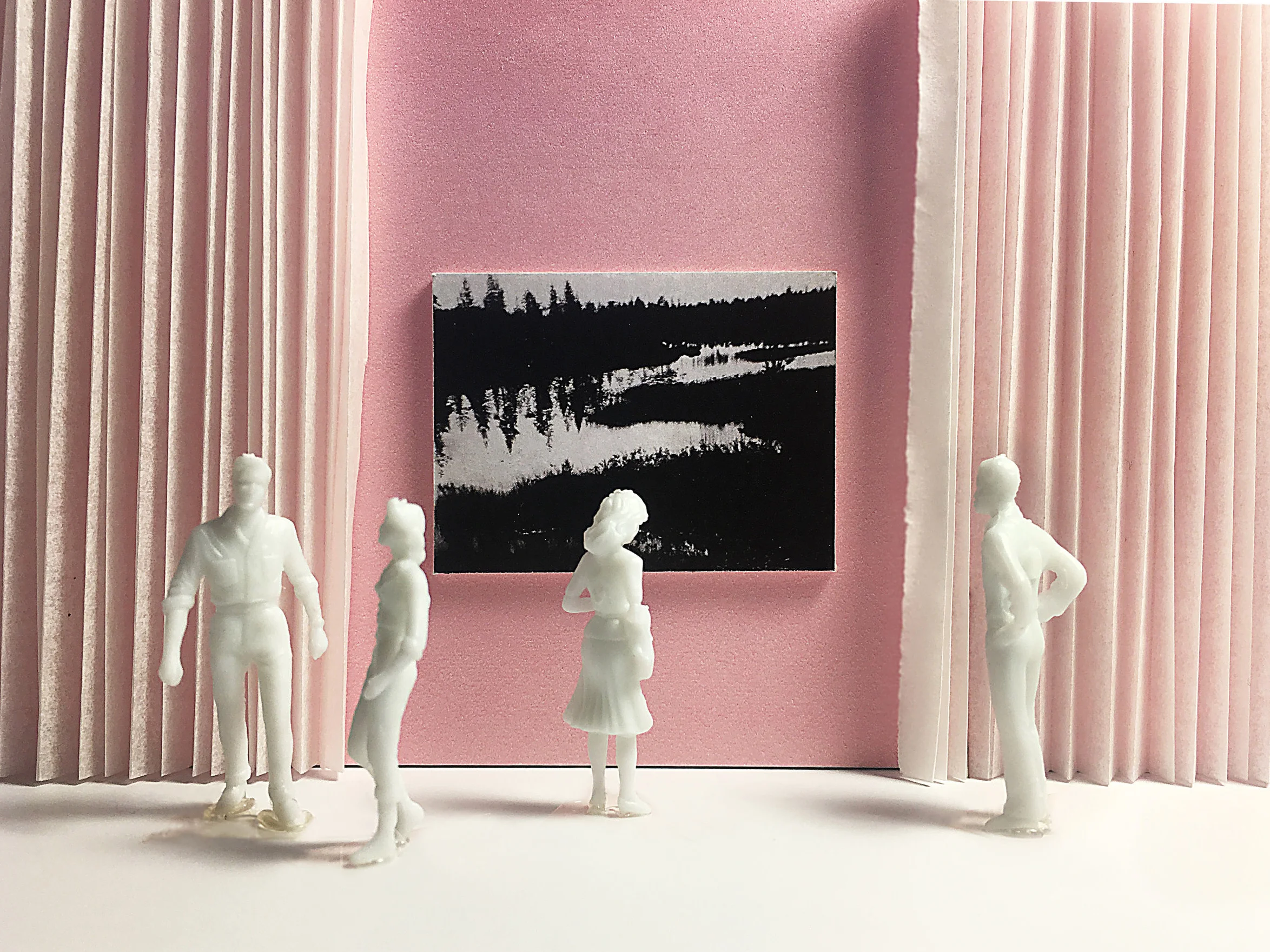 Curtains pulled back for gallery opening