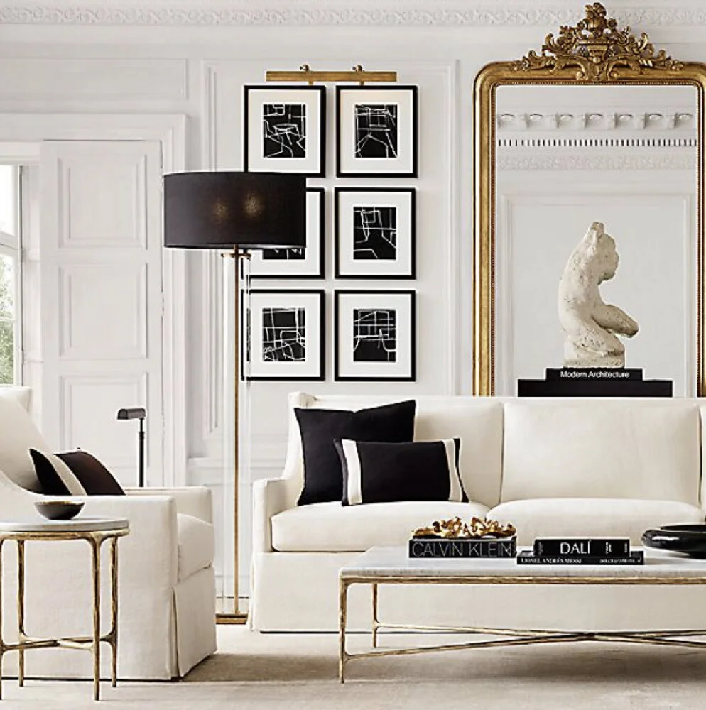 High End Look for Less: Living Room Edition