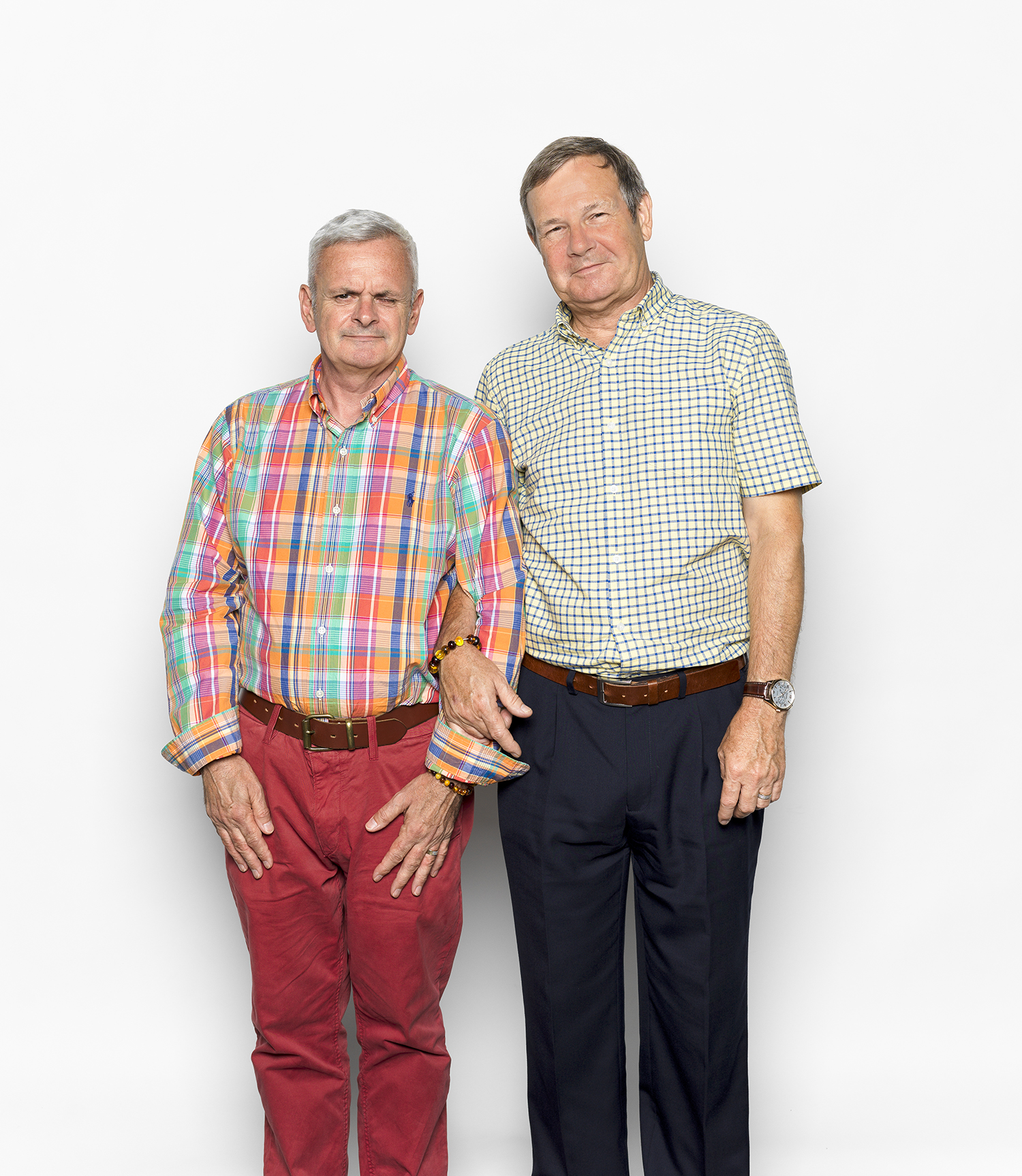 Tom Hughes and Mike Parish. Photo: Ben Gilbert/Wellcome Collection
