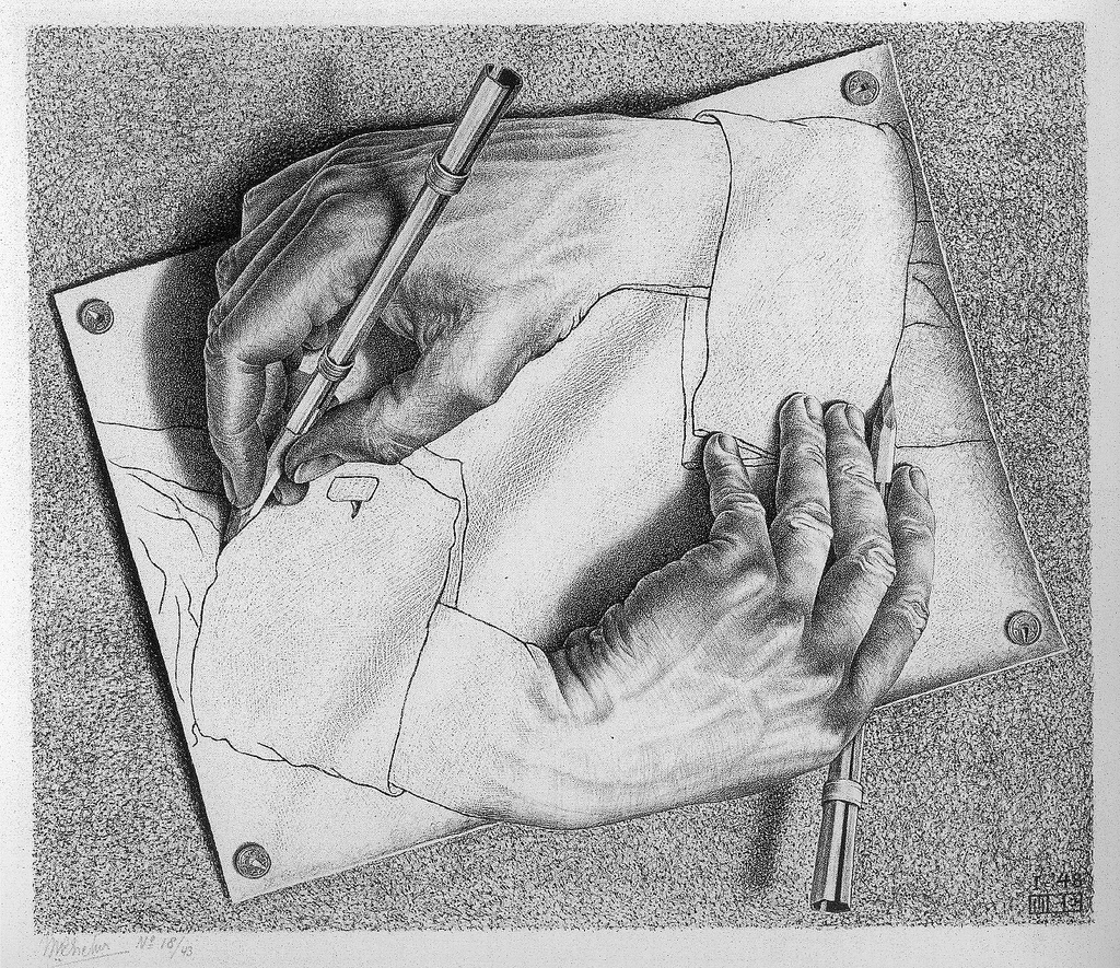 Drawing Hands MC Escher