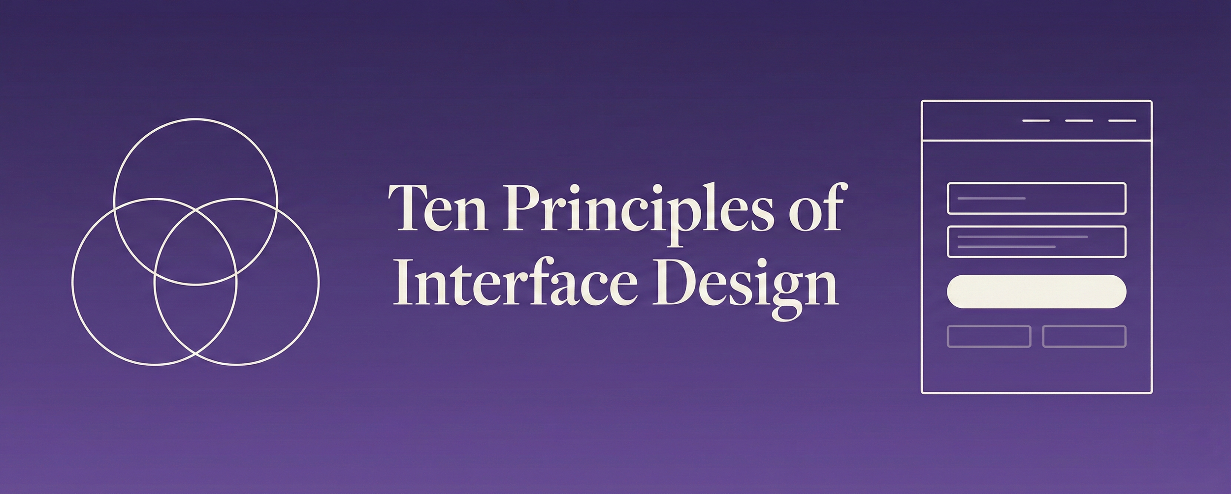 Ten Principles Of Interface Design