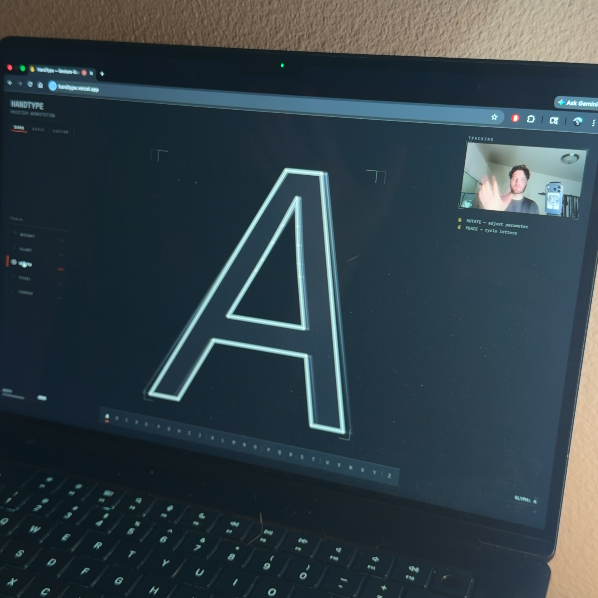 HandType: Sculpting Letterforms With Your Hands [Free+Open Source]