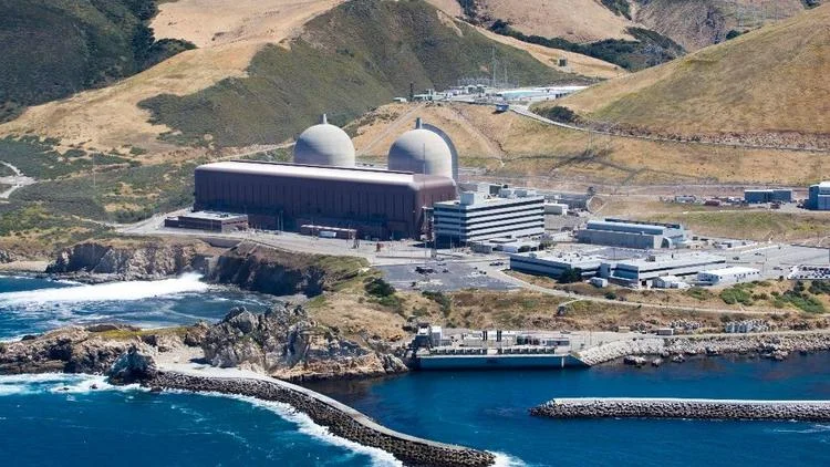 This aerial file photo taken, June 20, 2010, shows the Diablo Canyon Nuclear Power Plant, in Avila Beach, Calif. (Joe Johnston/The Tribune (of San Luis Obispo) via AP, File)