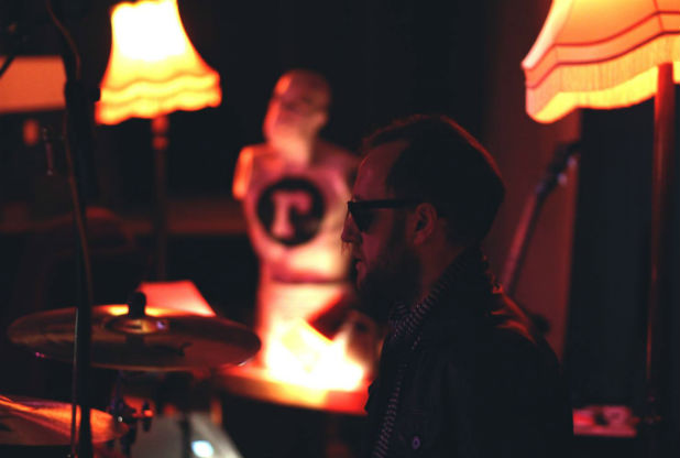 Drummer and artist Liam Jolly.