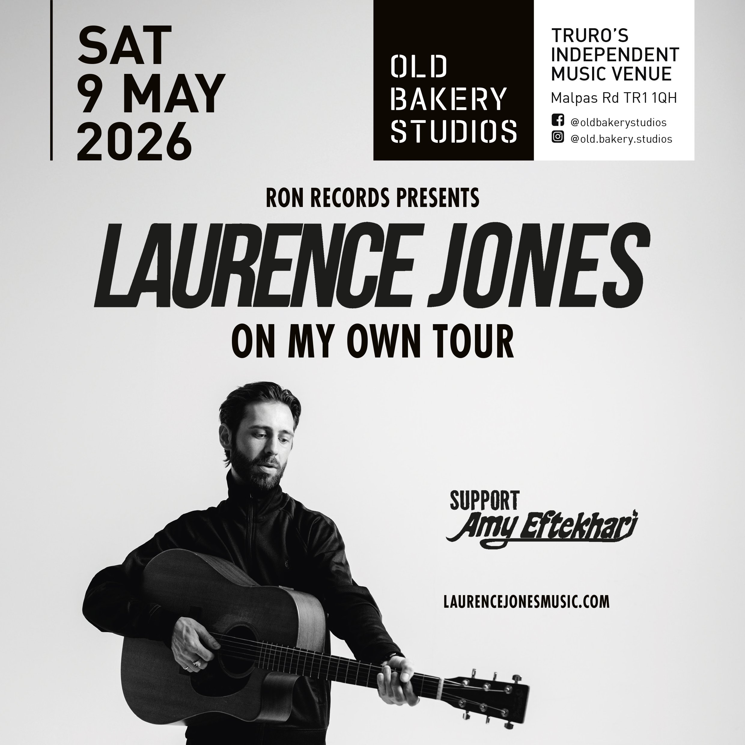 British Blues Star Laurence Jones Plays Solo Acoustic Concert.