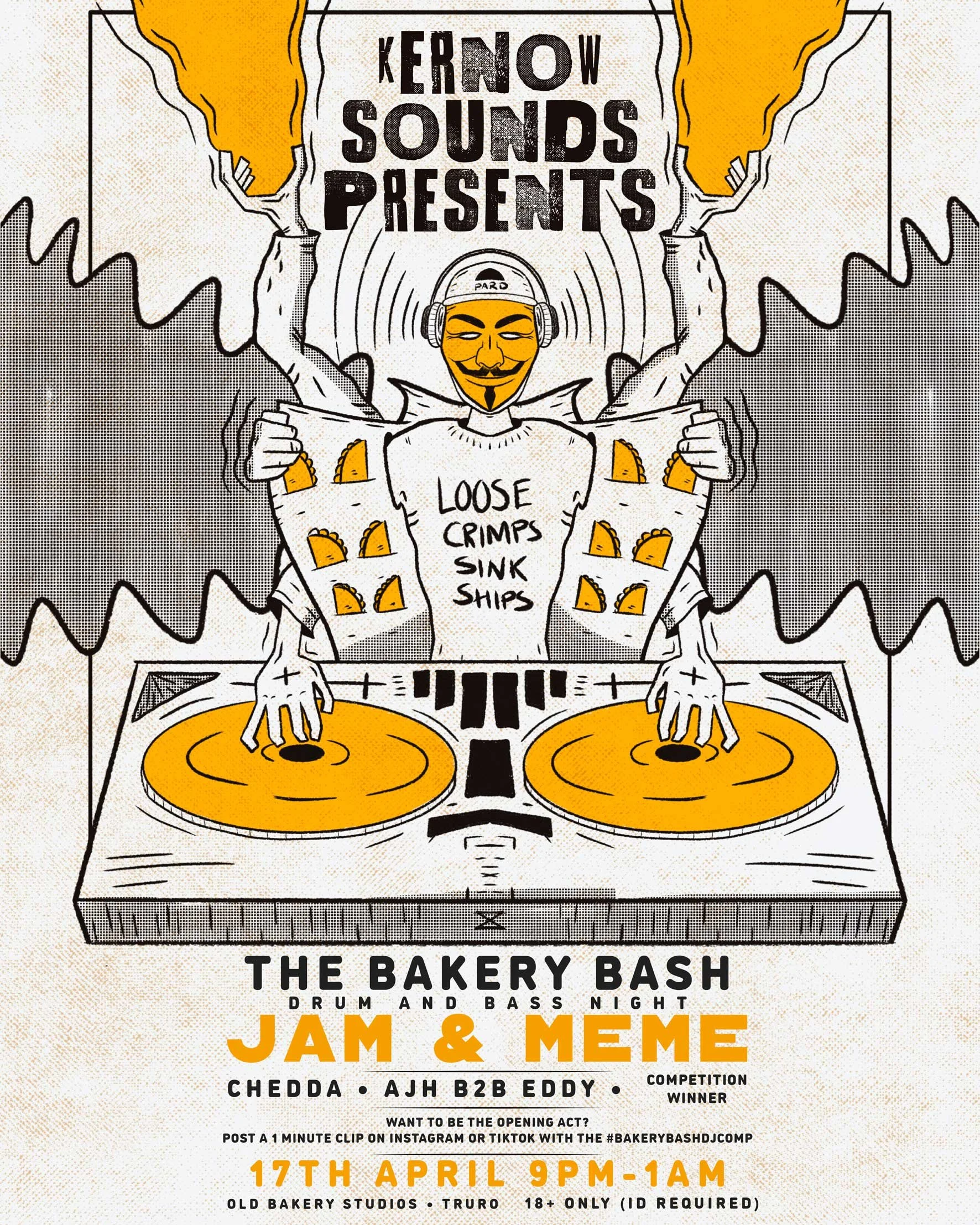 Kernow Sounds Presents The Bakery Bash with Jam &amp; Meme