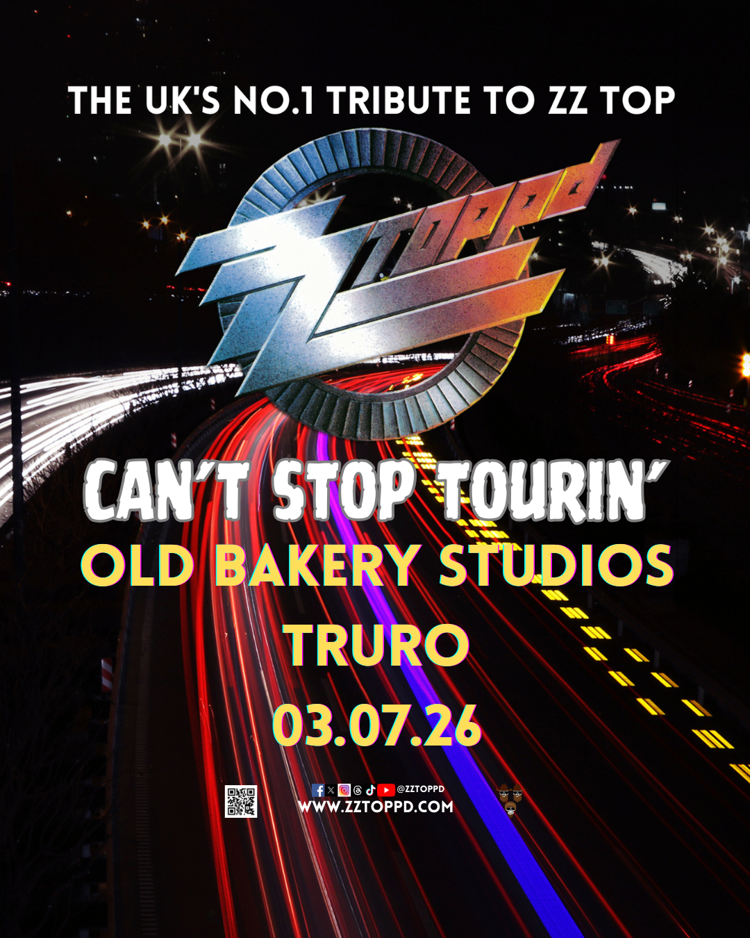 ZZ TOPPD - Can't Stop Tourin' Tour 2026